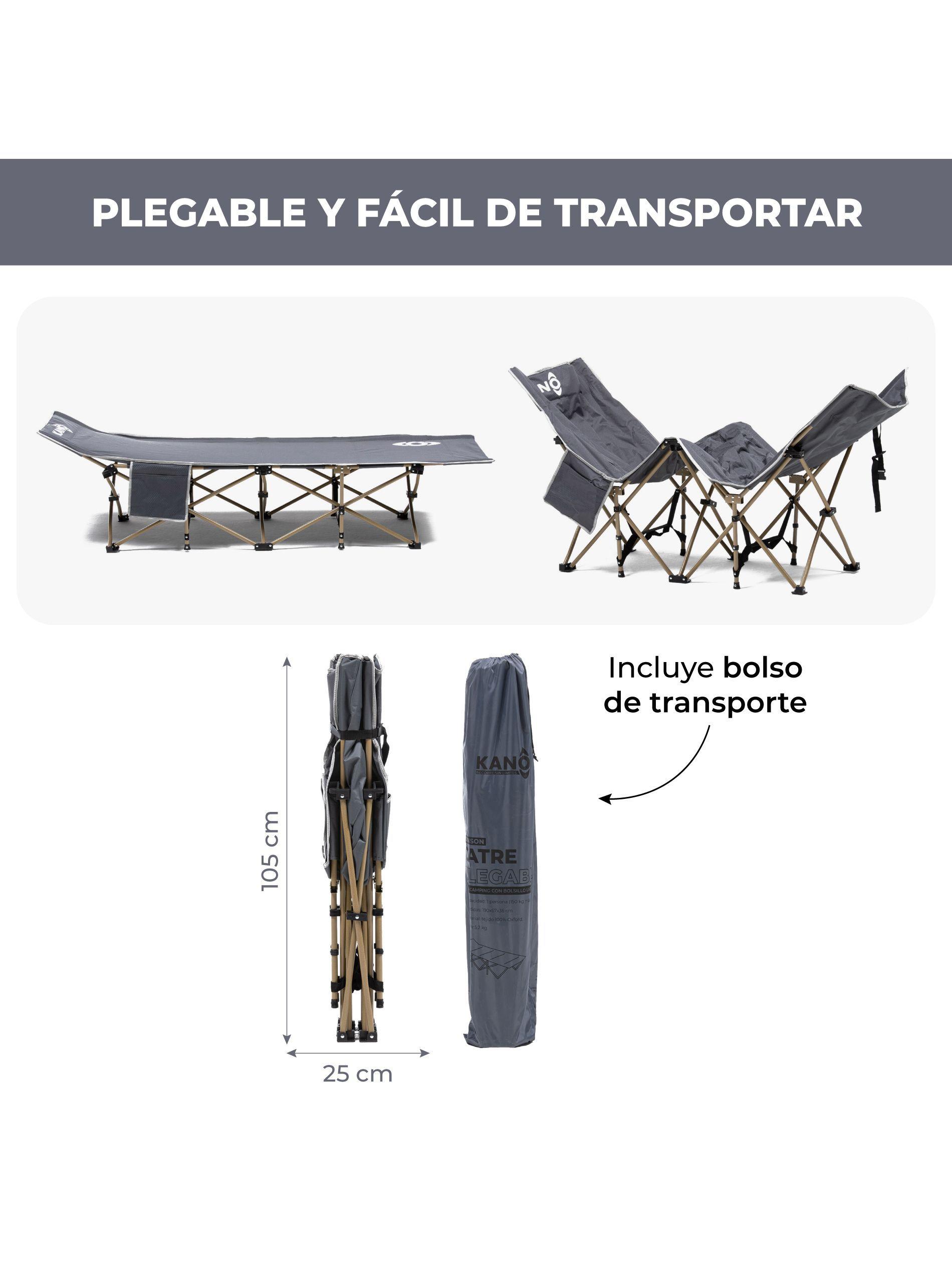 Catre Plegable Kano Dickson Cama Para Camping-5