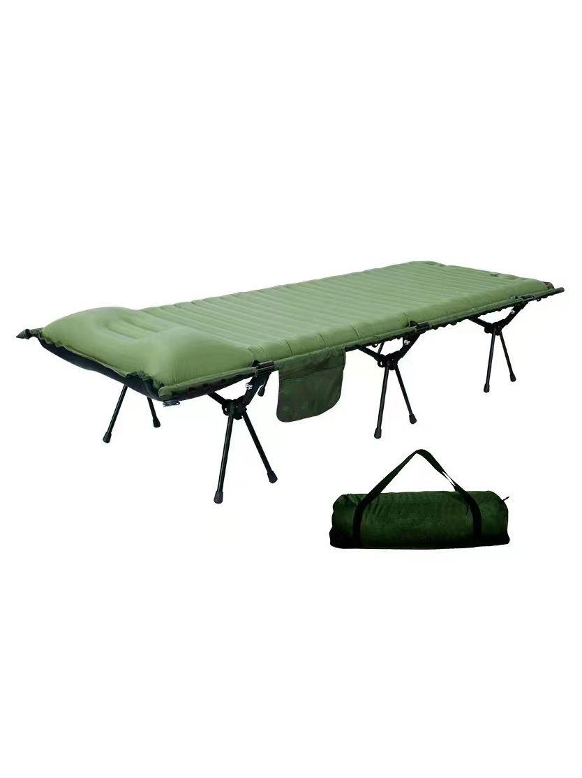 Catre con Colchón Inflable Kano Cama Para Camping Plegable-0