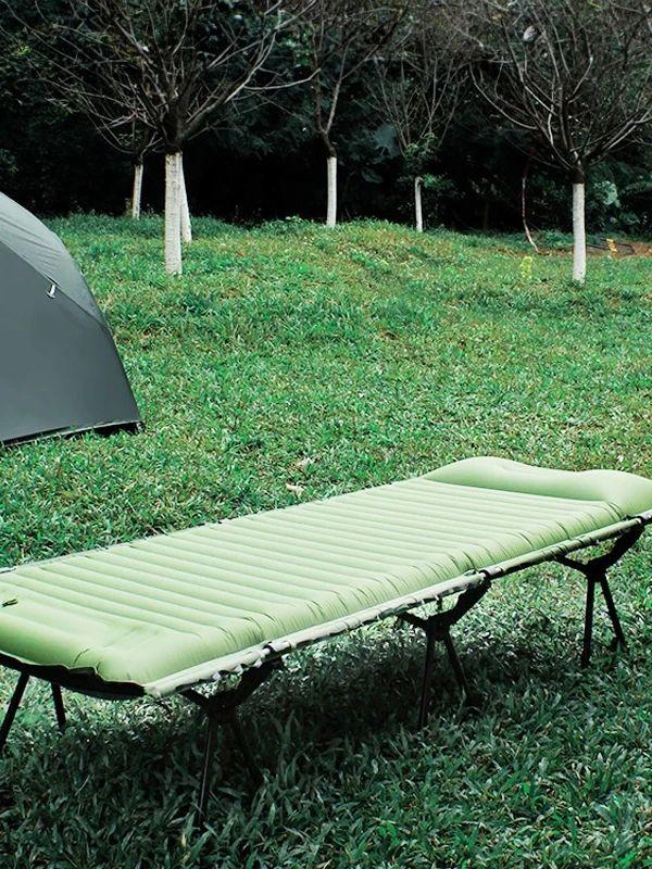 Catre con Colchón Inflable Kano Cama Para Camping Plegable-1