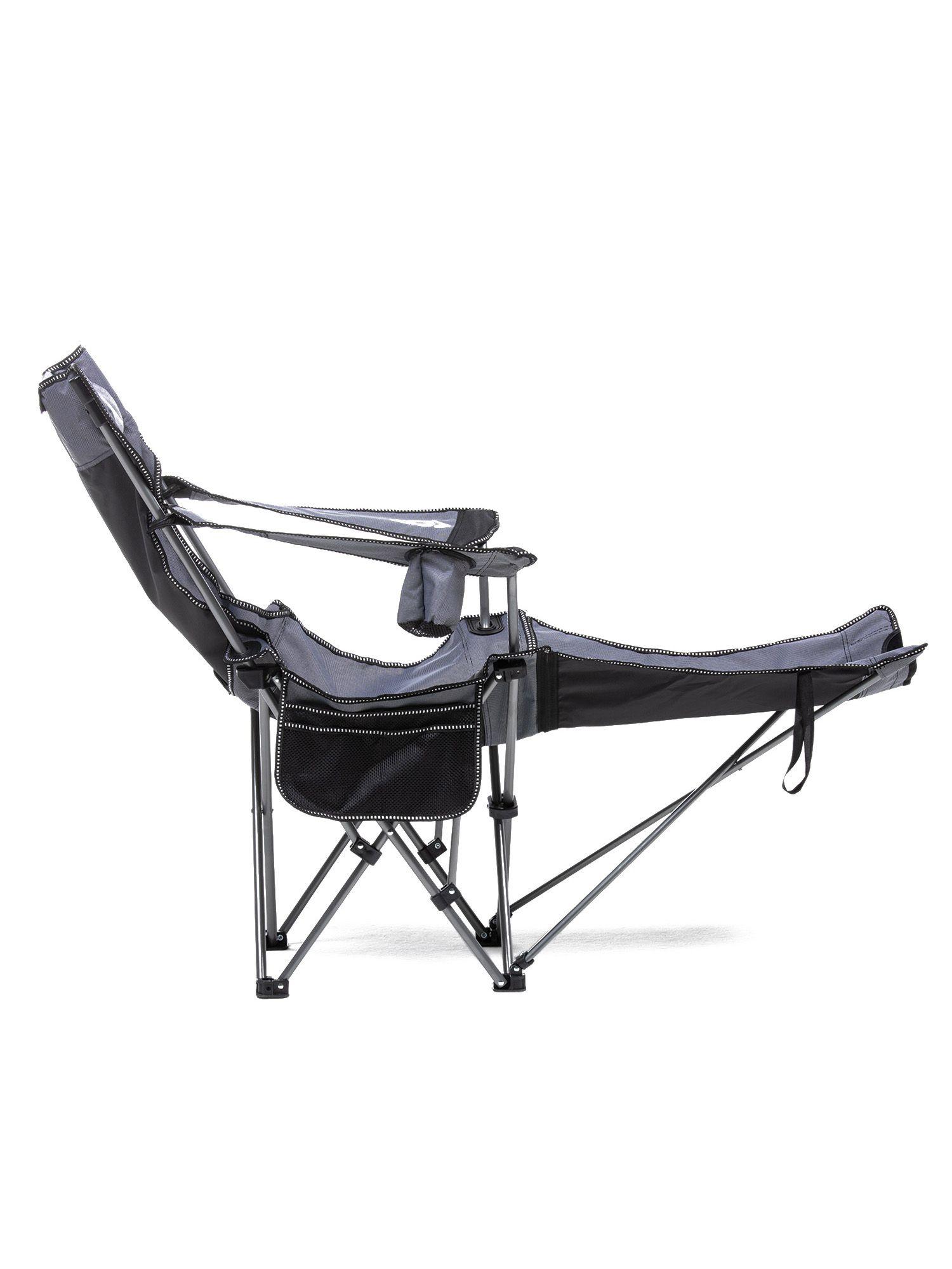 Silla Reposera Plegable Camping Kano con Reposapies-3