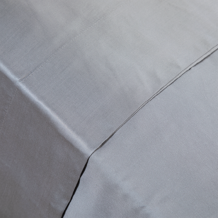 Juego de Sábanas Bambu 300 Hilos Gris Super King Relan-2
