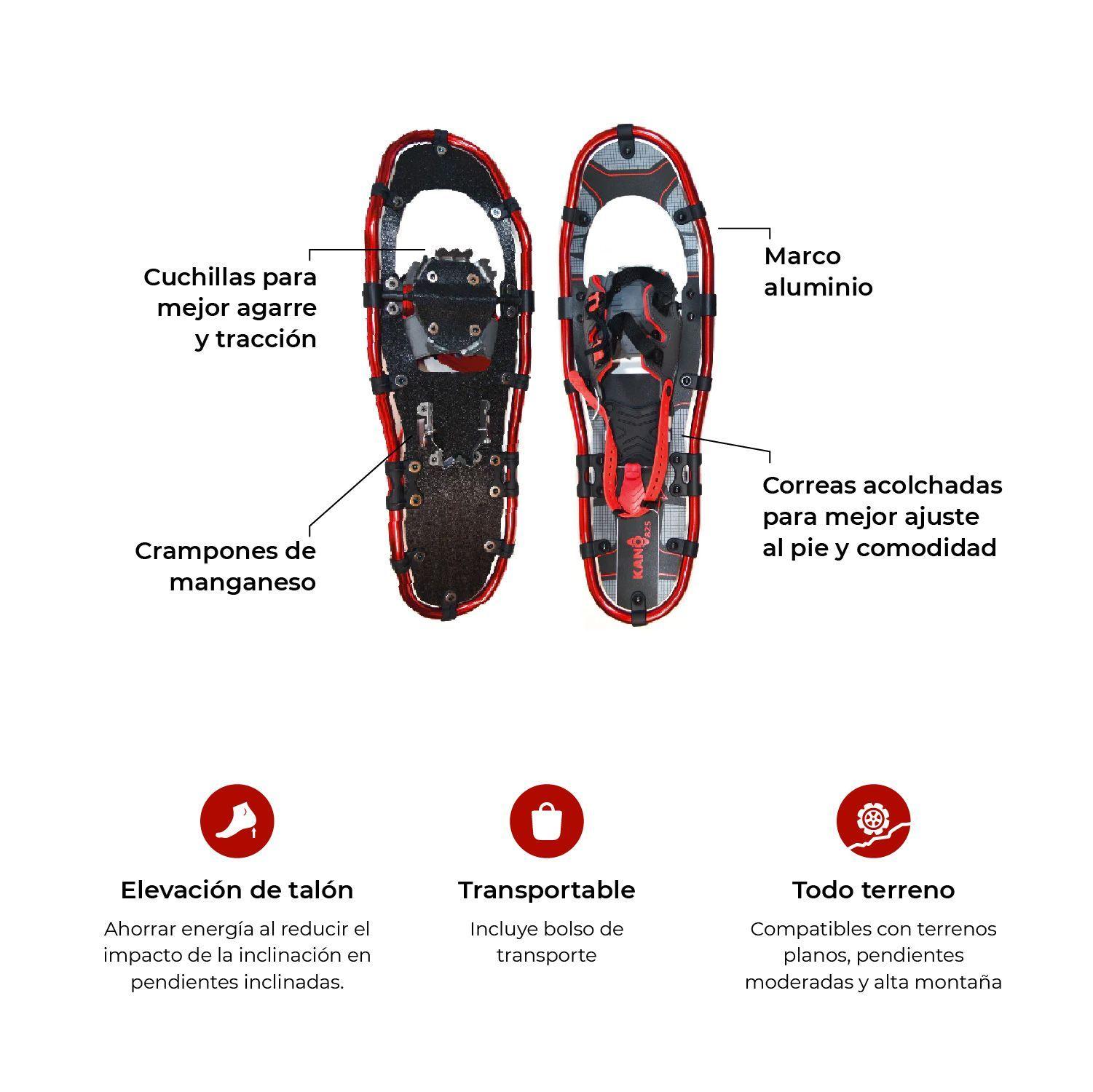 Raquetas de Nieve Puyehue Ligeras Kano-3