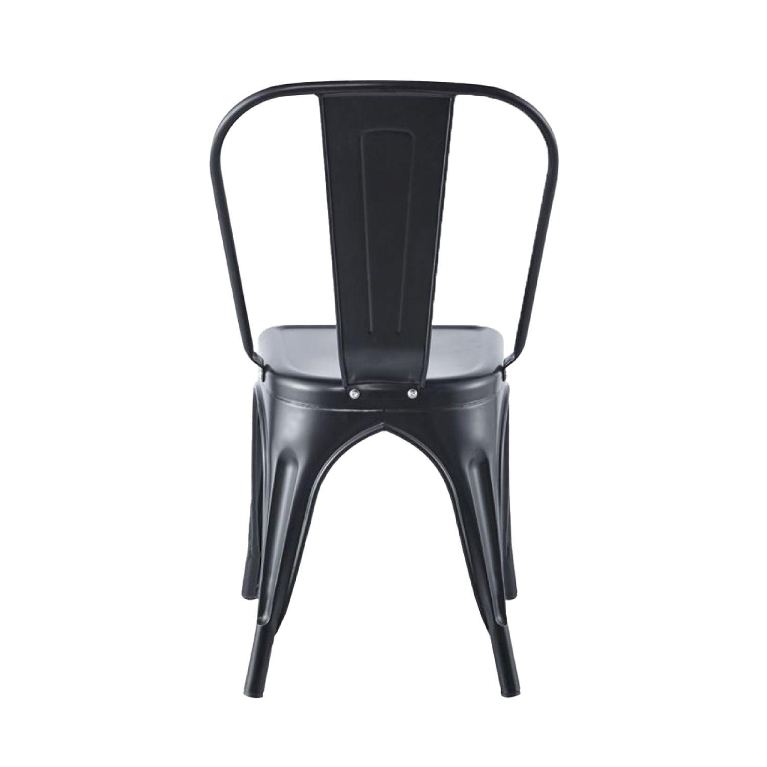 Set de 4 Sillas Relan Tolix Negras-8