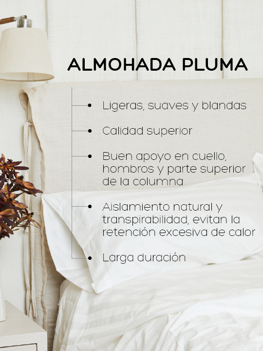 Almohada de Plumas 50 x 70 cm Queen Relan-5