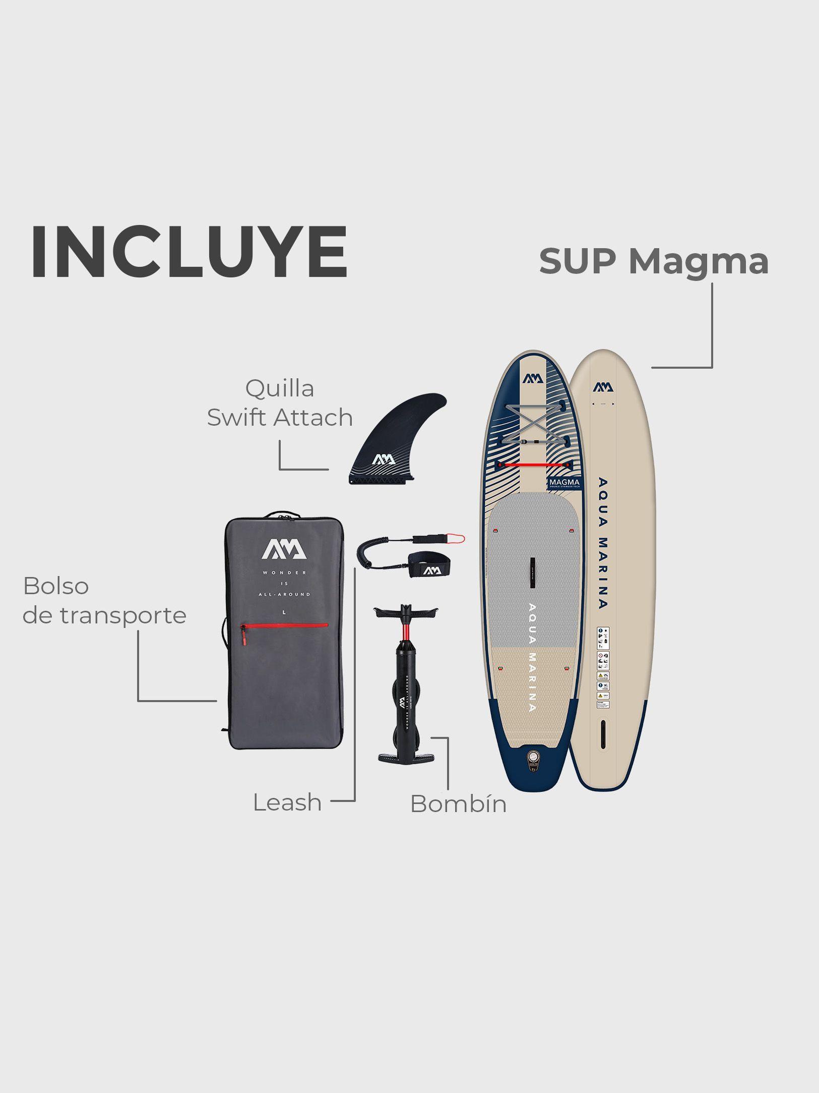 Stand Up Paddle Inflable Aqua Marina Magma Sup 11’2”-4