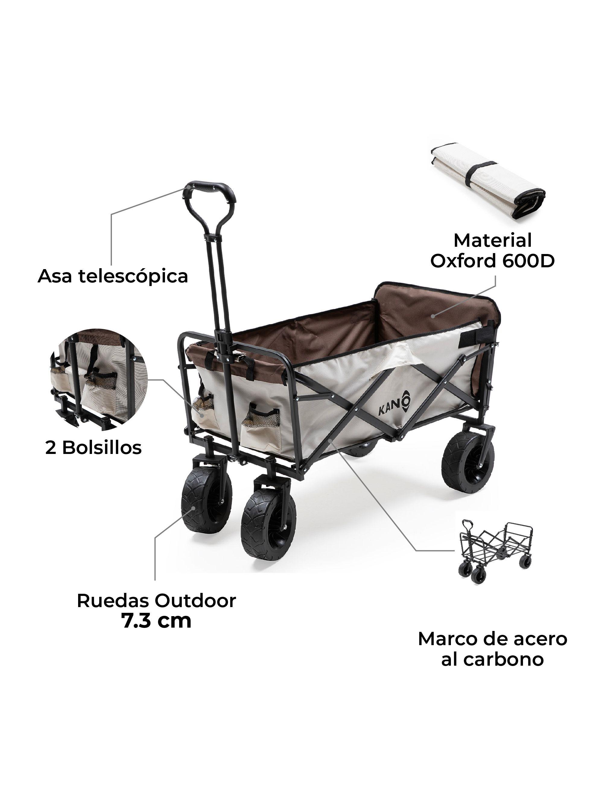 Carro de Transporte Plegable Kano Sherpa 2.0 Tapa Abatible-4
