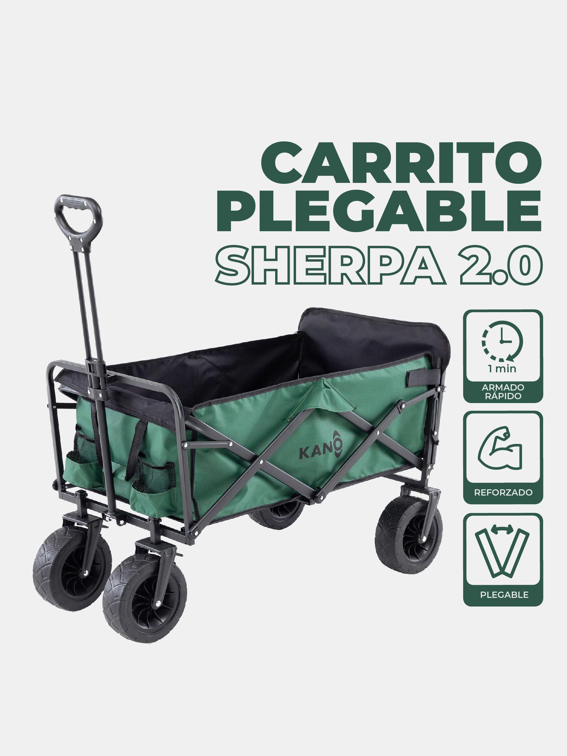 Carro de Transporte Plegable Kano Sherpa 2.0 Tapa Abatible-2
