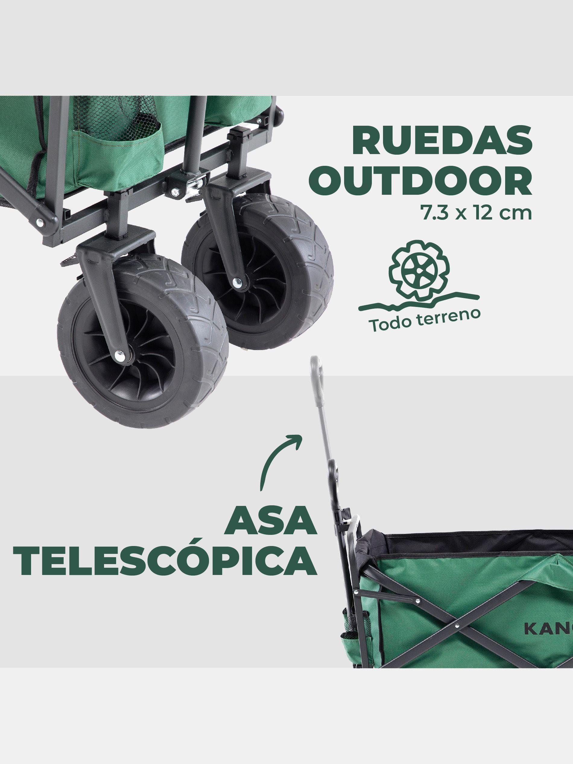 Carro de Transporte Plegable Kano Sherpa 2.0 Tapa Abatible-7