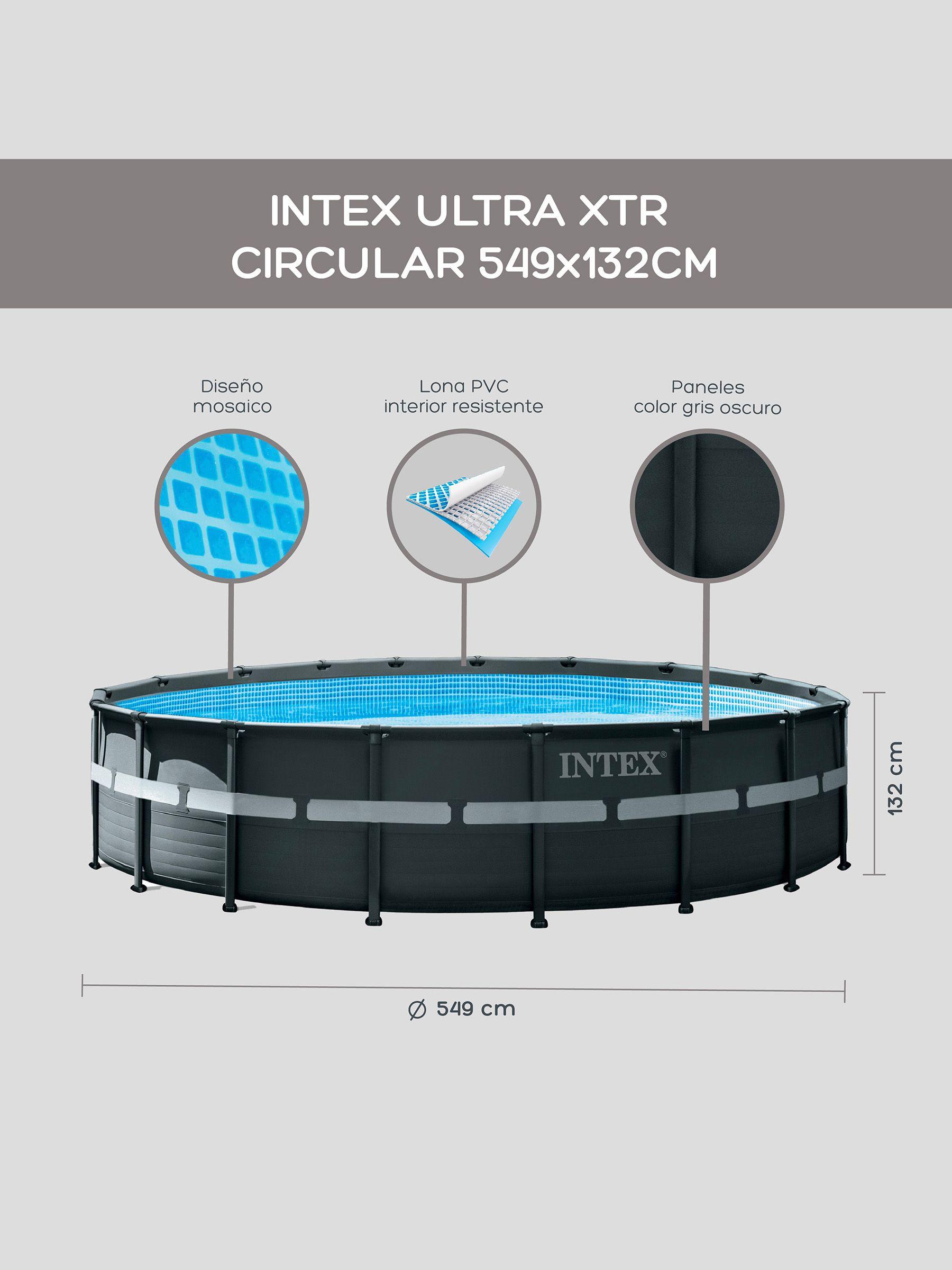 Piscina Estructural Intex Ultra XTR Circular 5.5Mts-3