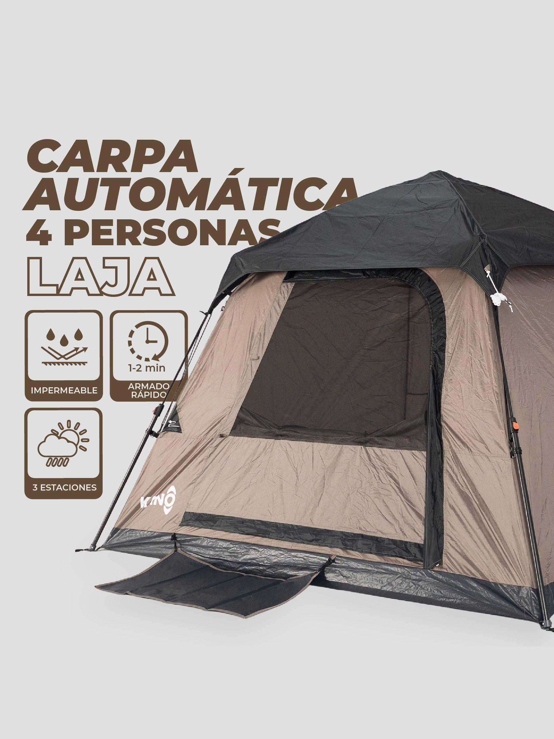 Carpa Laja Camping Automática Instant 4 personas Impermeable-1
