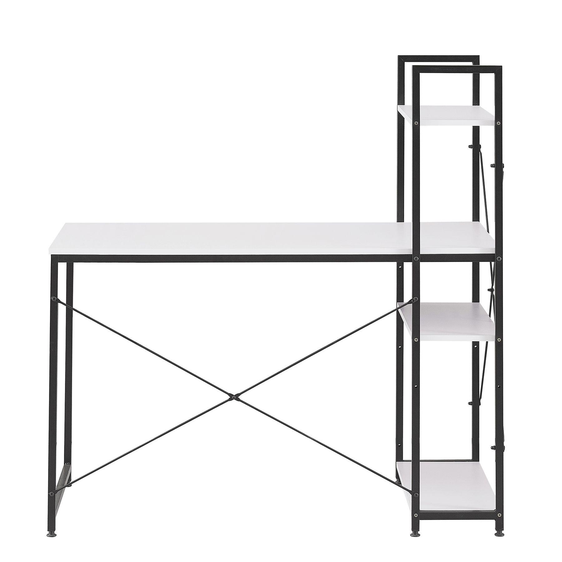 Escritorio Estilo Industrial Relan Estantería Lateral Desk 4-7