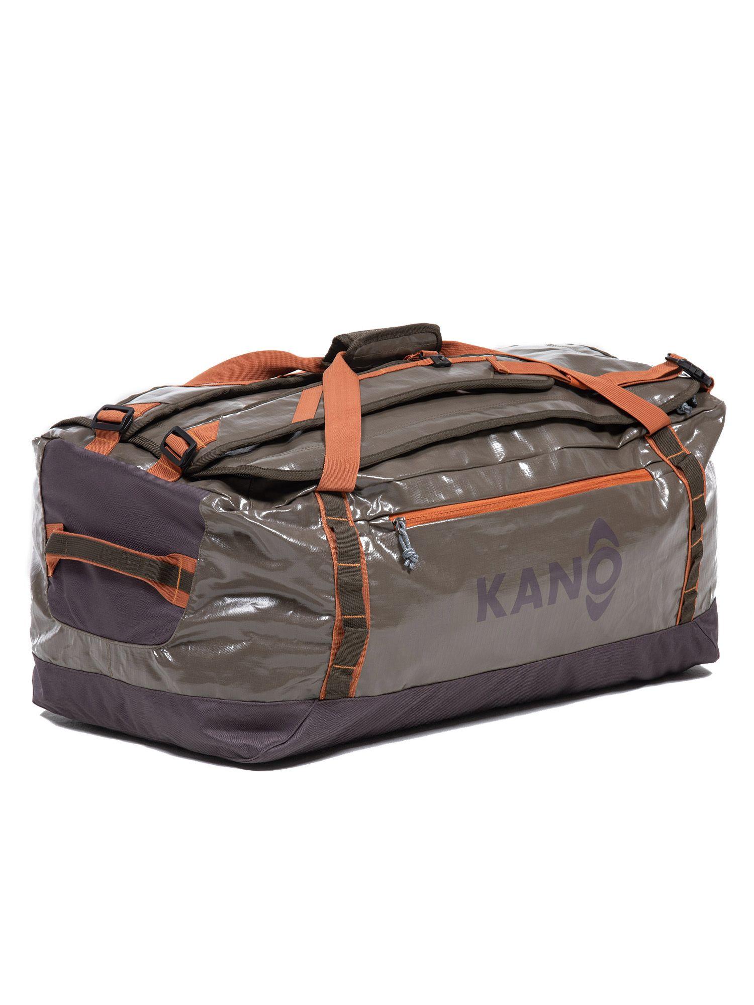 Bolso Mochila Impermeable Kano Outdoor 80L Plegable Café-0