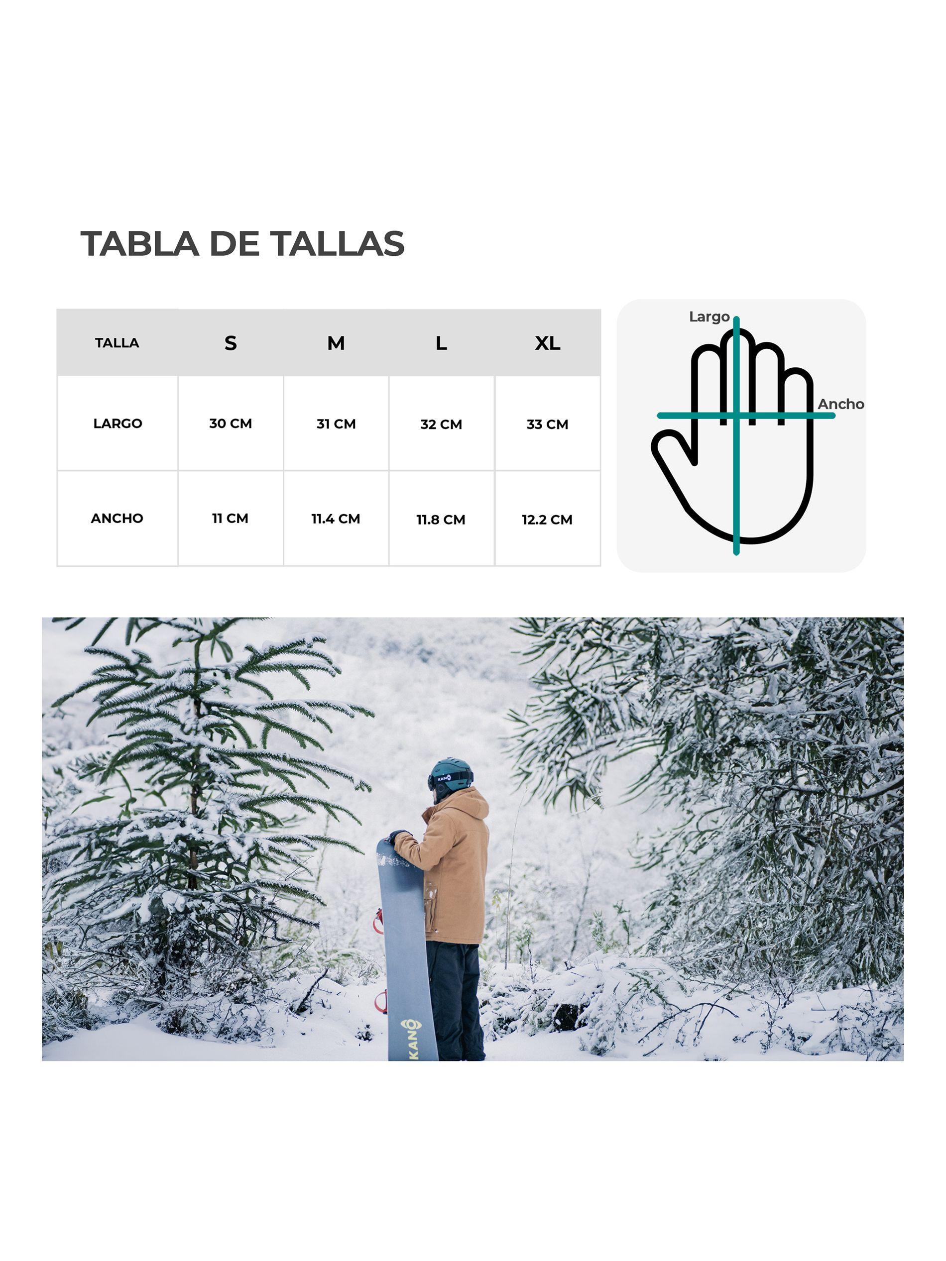 Guantes Térmicos de Nieve PRO Kano Ski Impermeables Touch-9