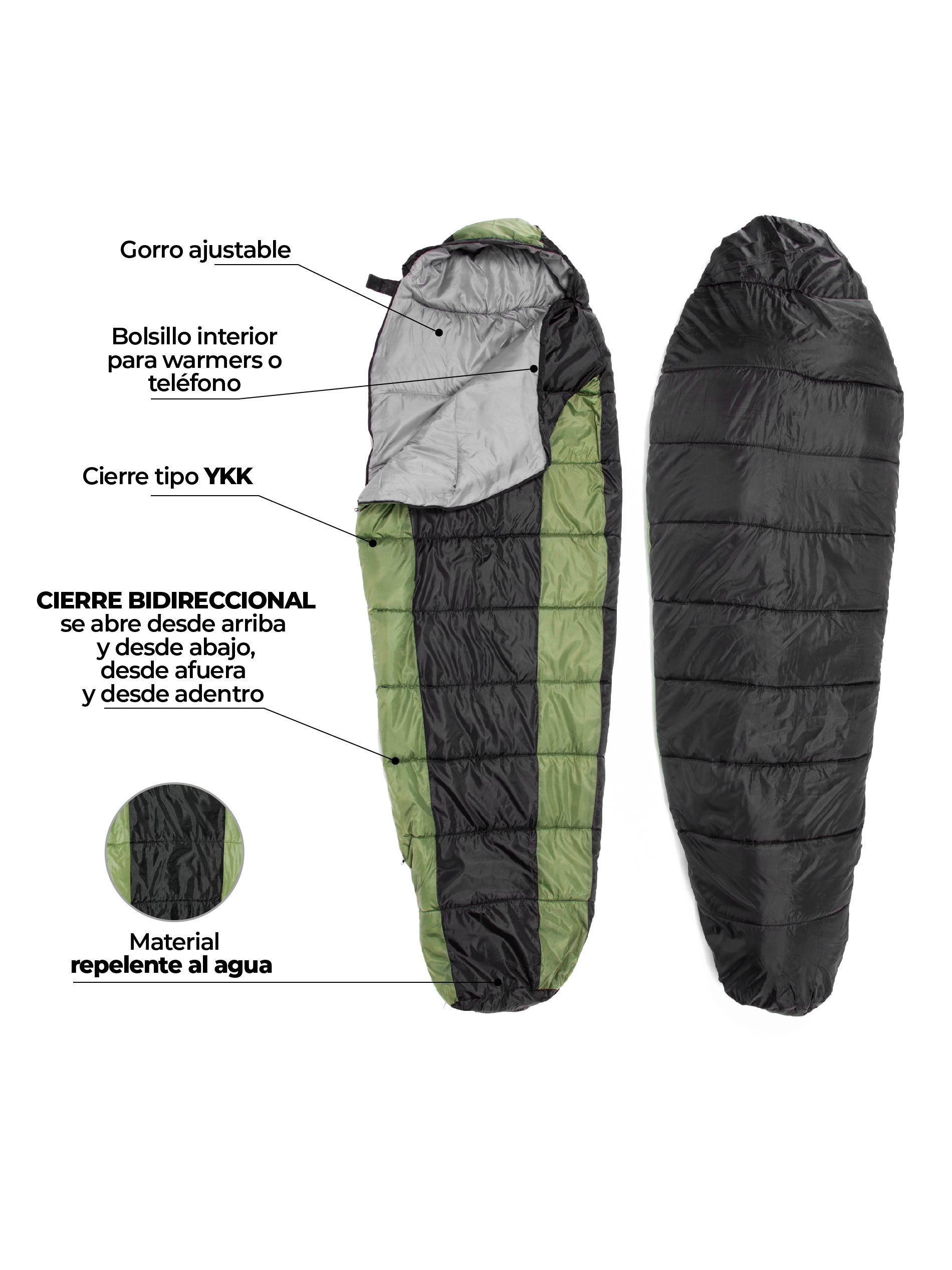 Saco de Dormir Kano El Plomo 0 / 5 / 15°C 1,2 Kg Verde-2