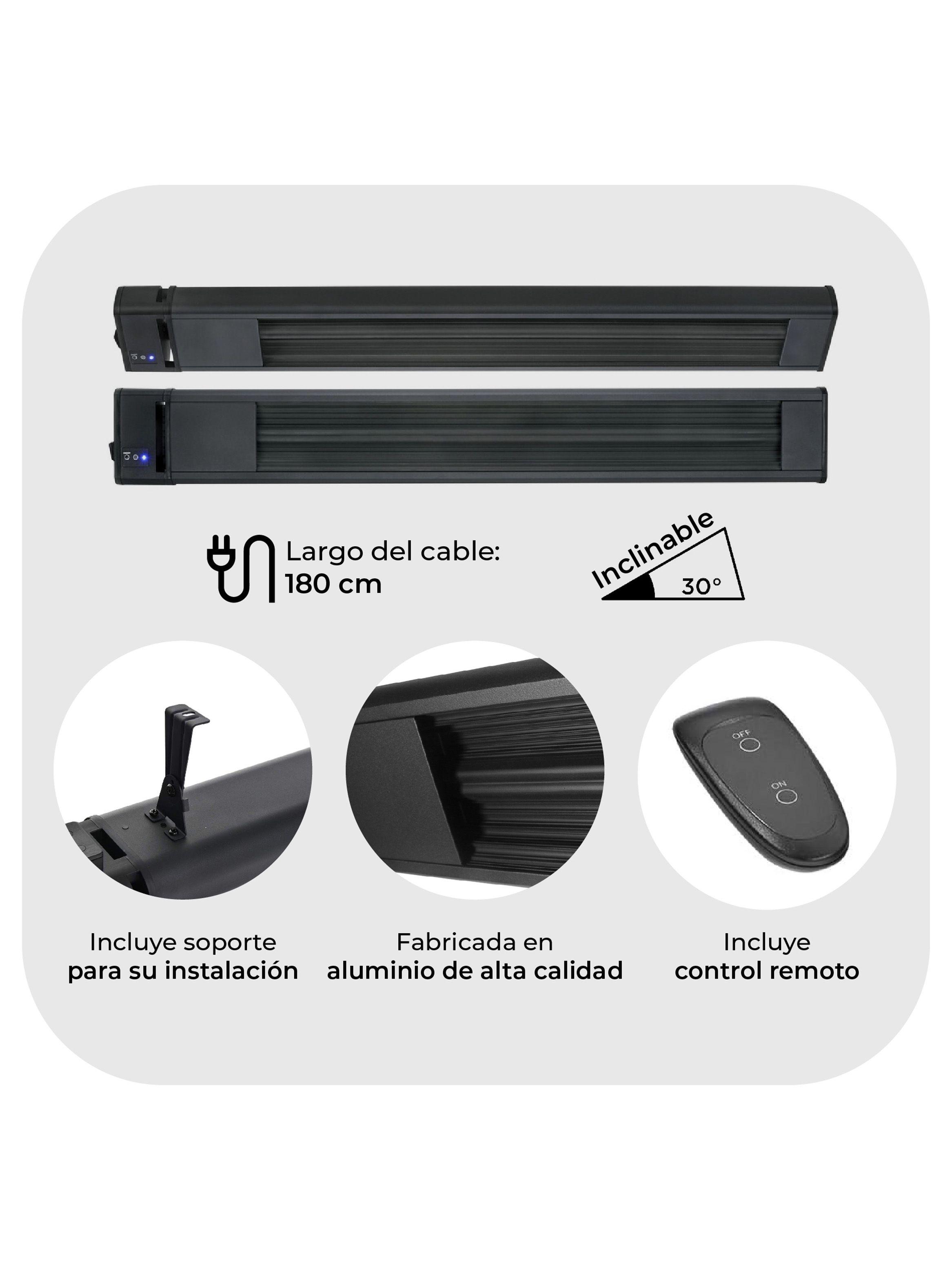 Estufa Exterior Eléctrica Relan de Pared y Techo 2000W-3