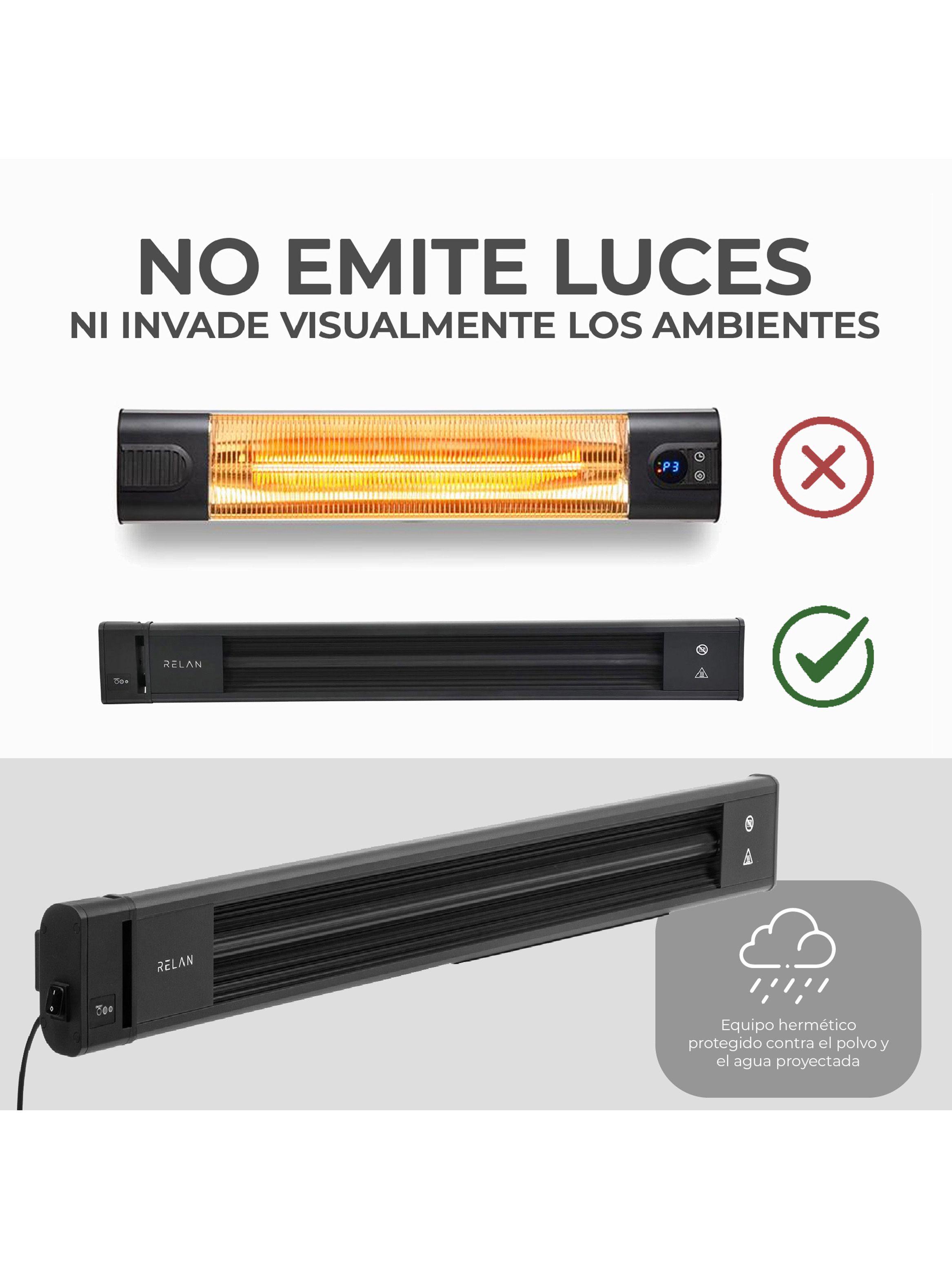 Estufa Exterior Eléctrica Relan de Pared y Techo 2000W-6