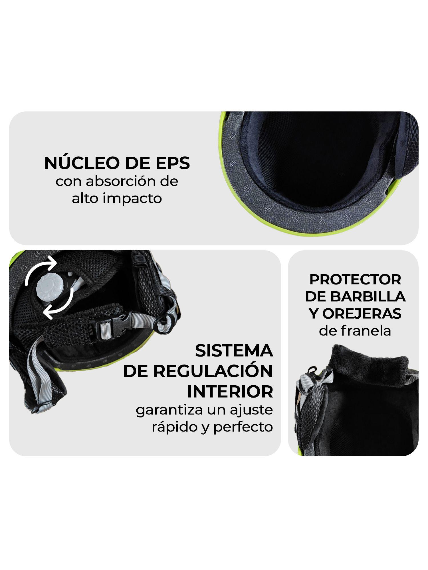 Casco de Nieve para Niños Kano Lime para Ski Snowboard-3