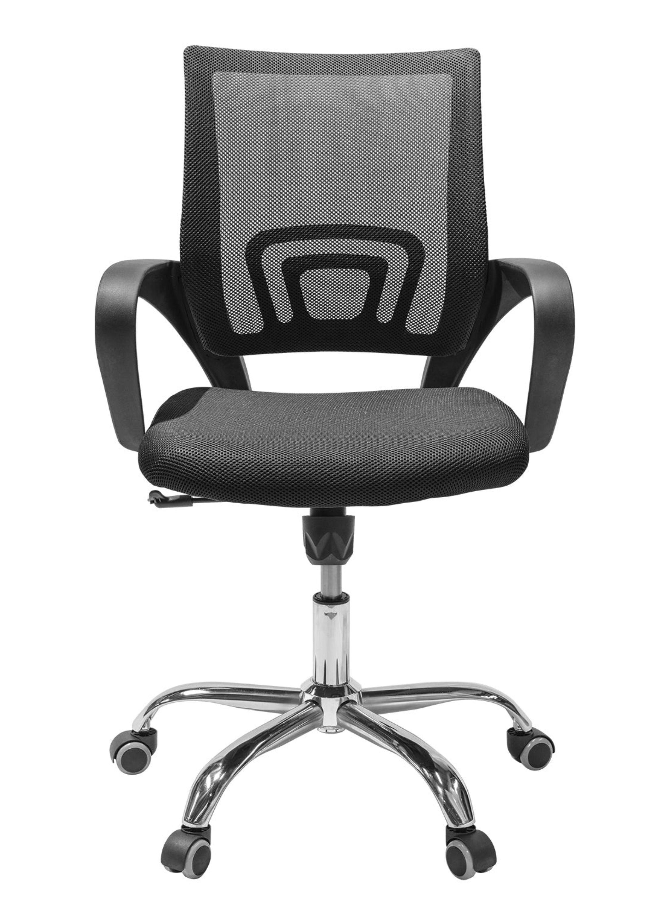 Silla de Escritorio Ergonómica Mesh+ Relan Basculante Color Negro-3