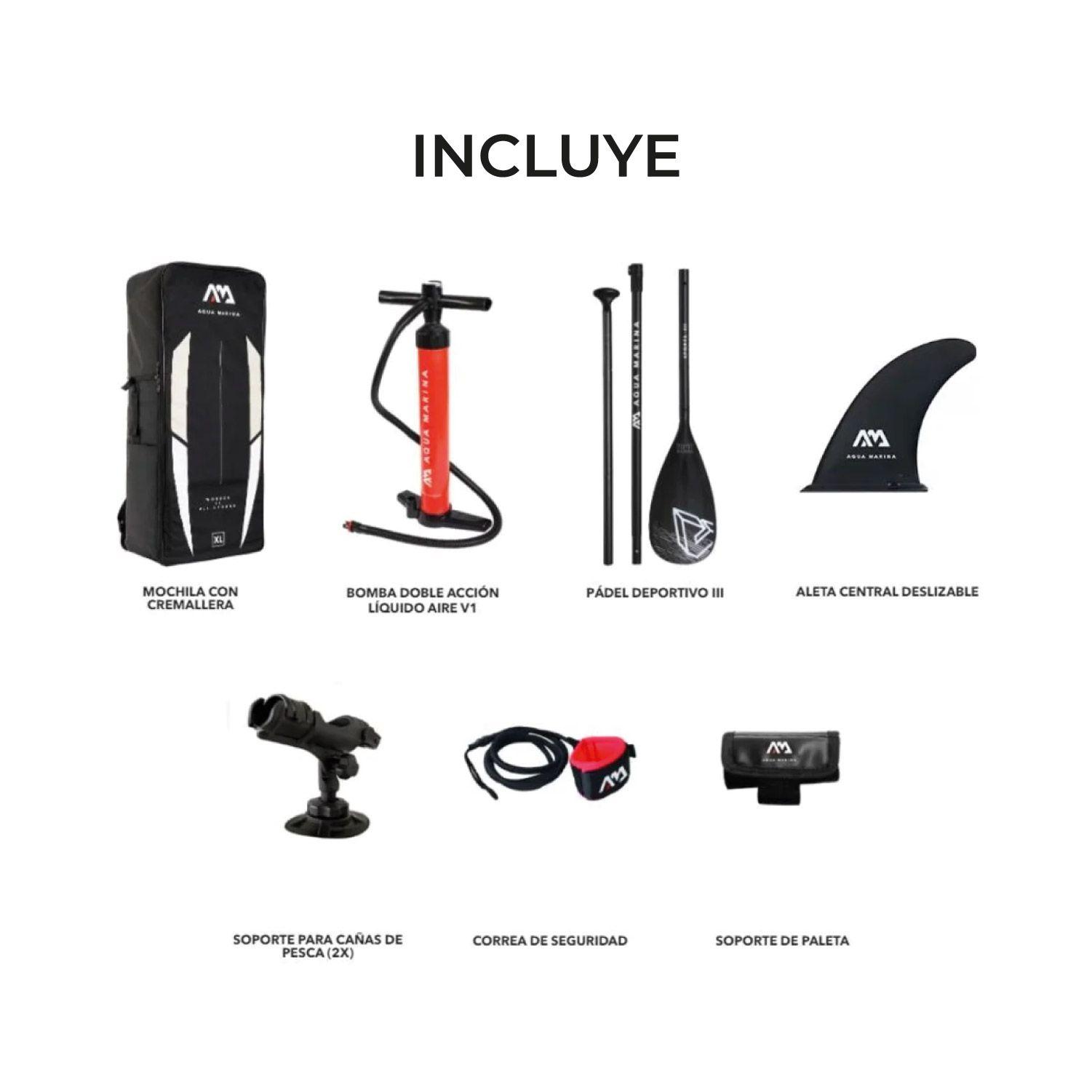 Stand Up Paddle SUP Para Pesca Drift Infable Aqua Marina-2