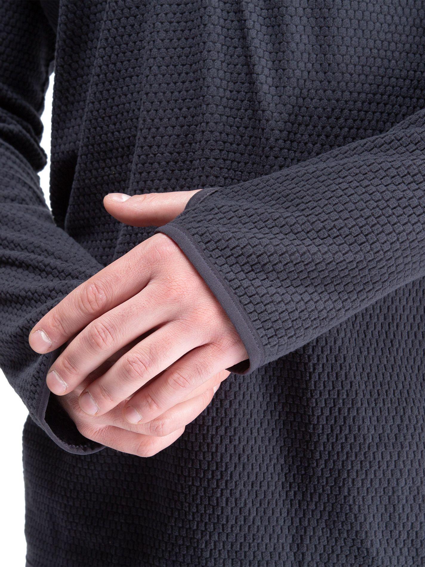 Poleron Hombre Nano Fleece Gris Kano Tineo Deportivo-6