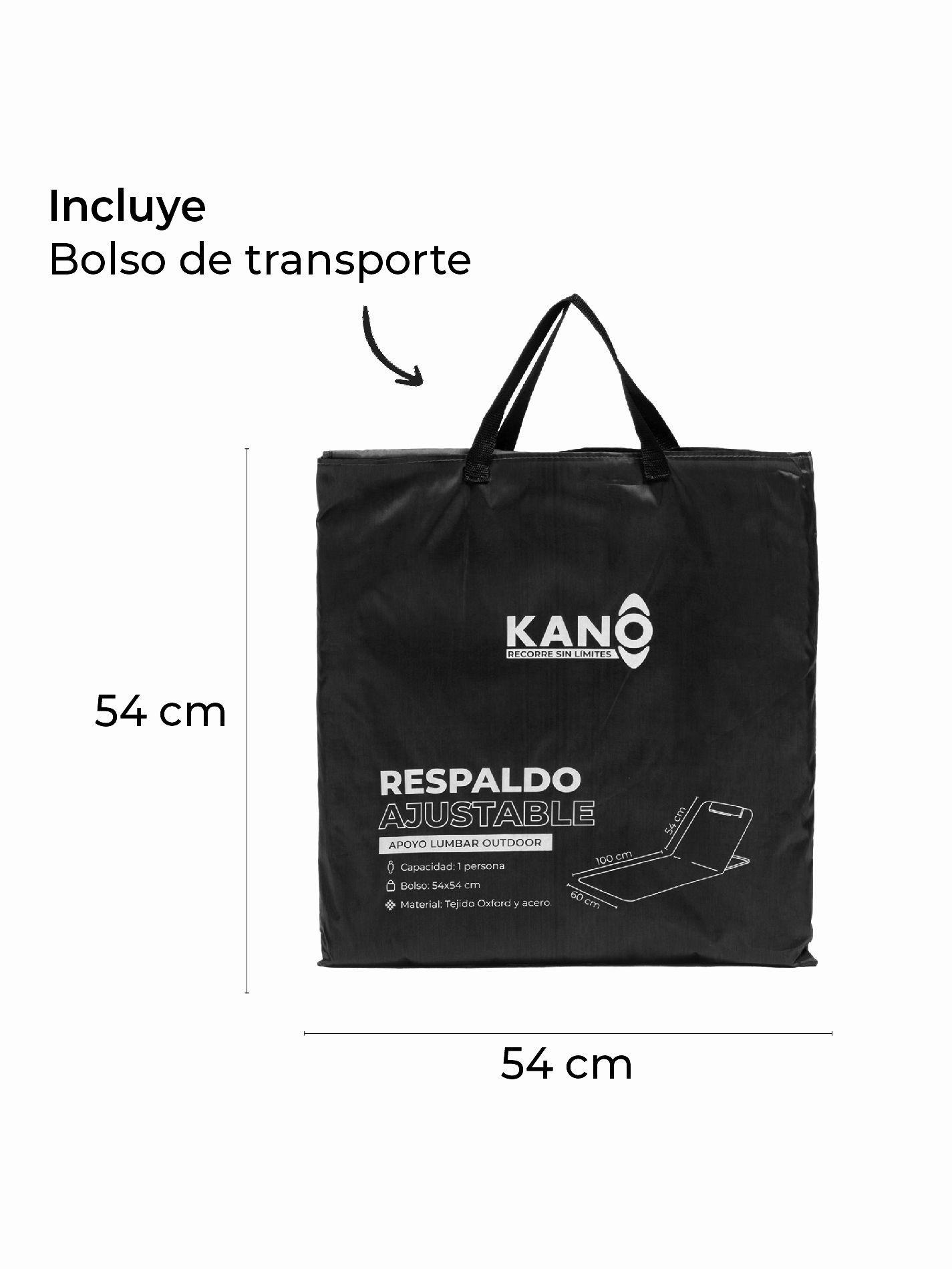 Reposera Con Respaldo Ajustable Kano 5 Niveles Portátil-5