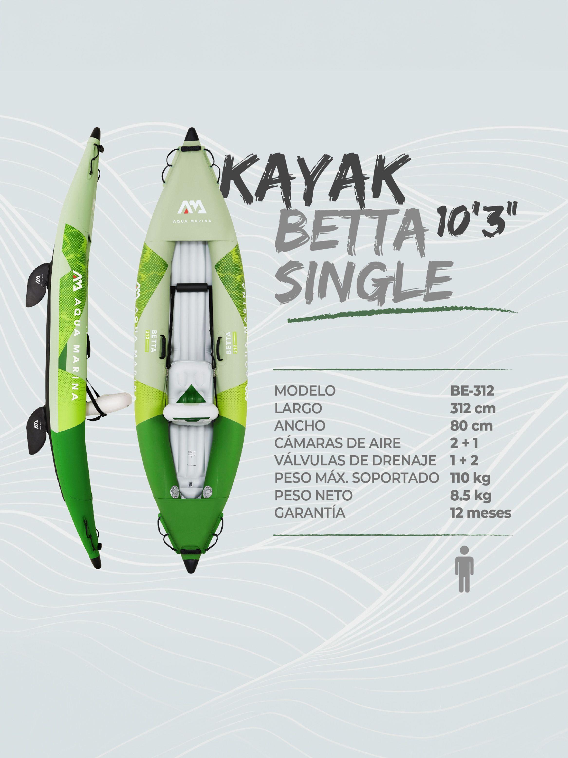 Kayak Betta Single / Kayak inflable 1 persona-2