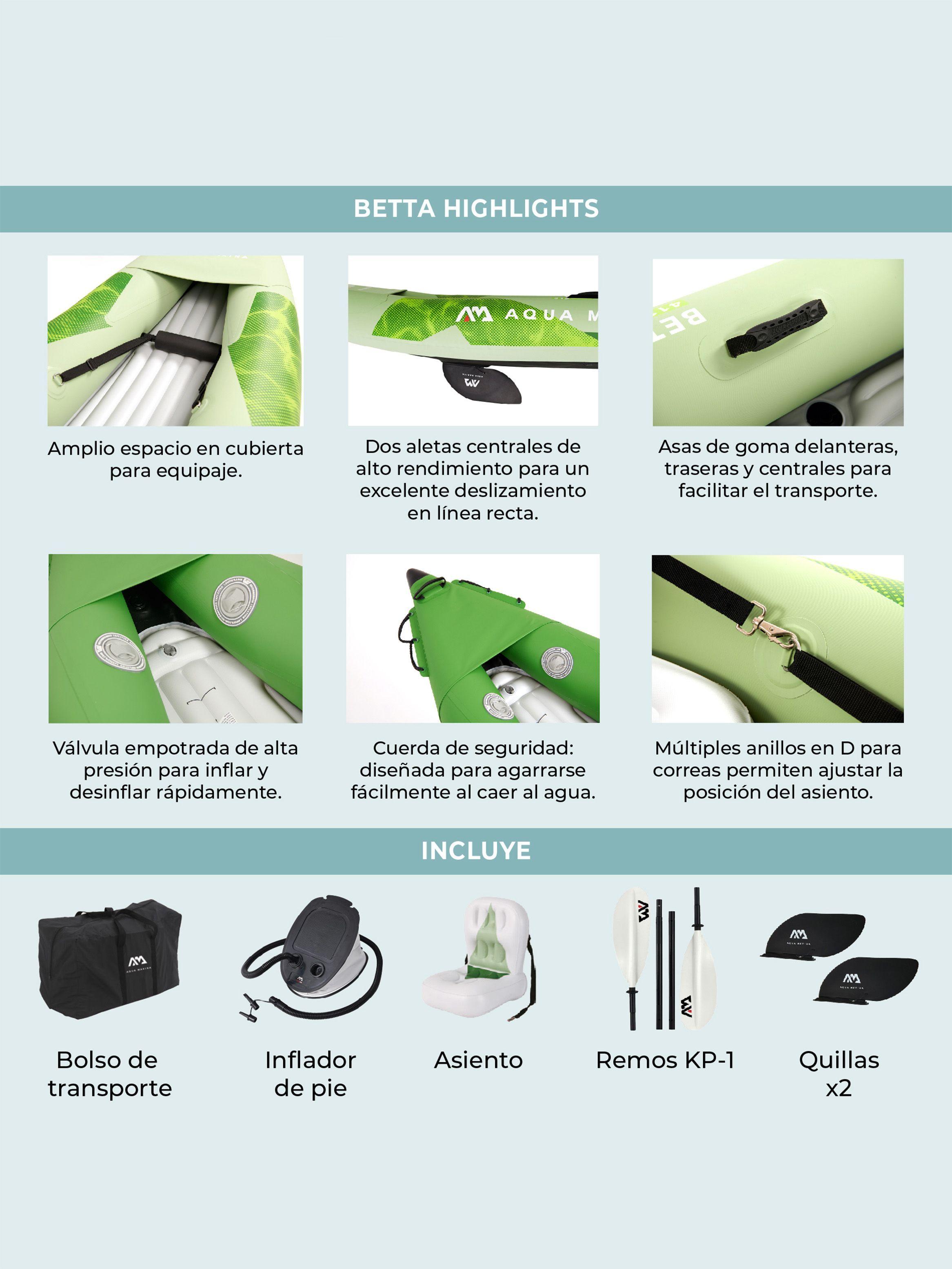 Kayak Betta Single / Kayak inflable 1 persona-6