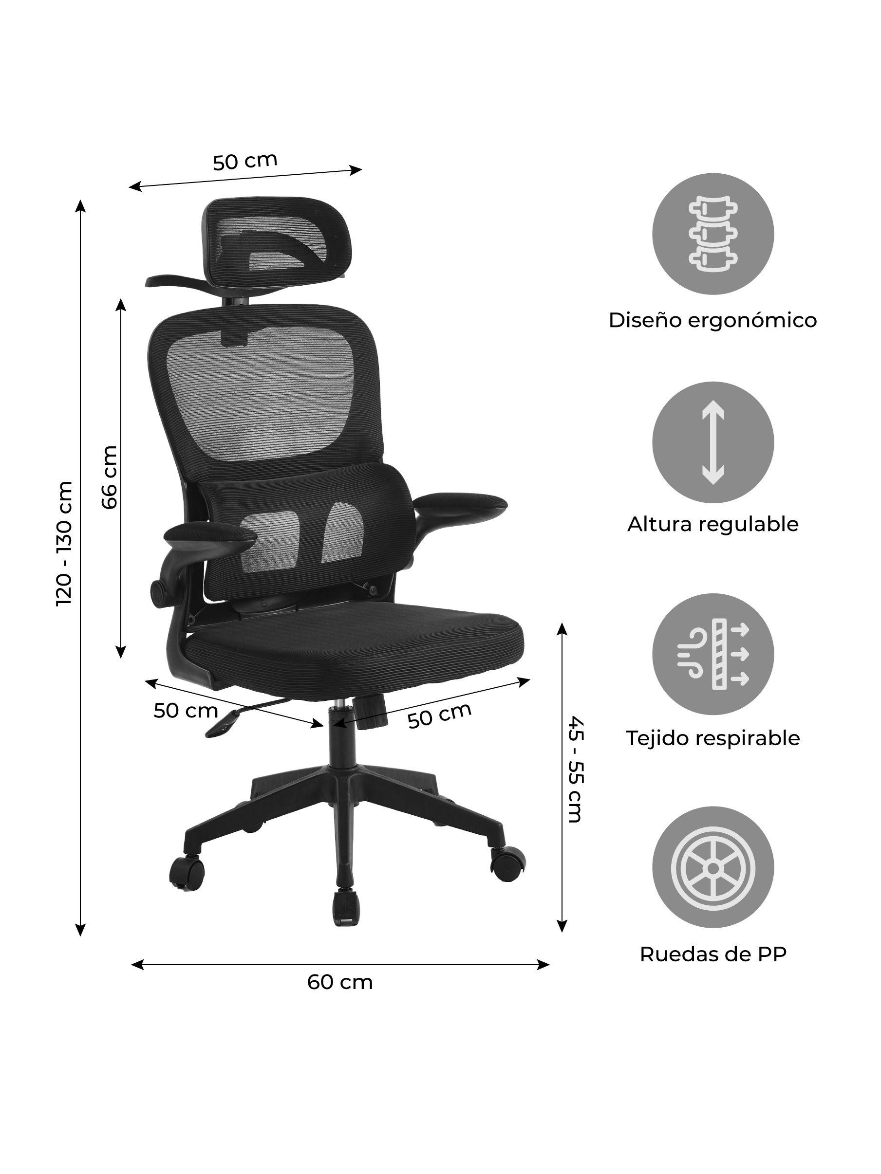 Silla de escritorio y Oficina Ergonómica Syra Ergonomus-2
