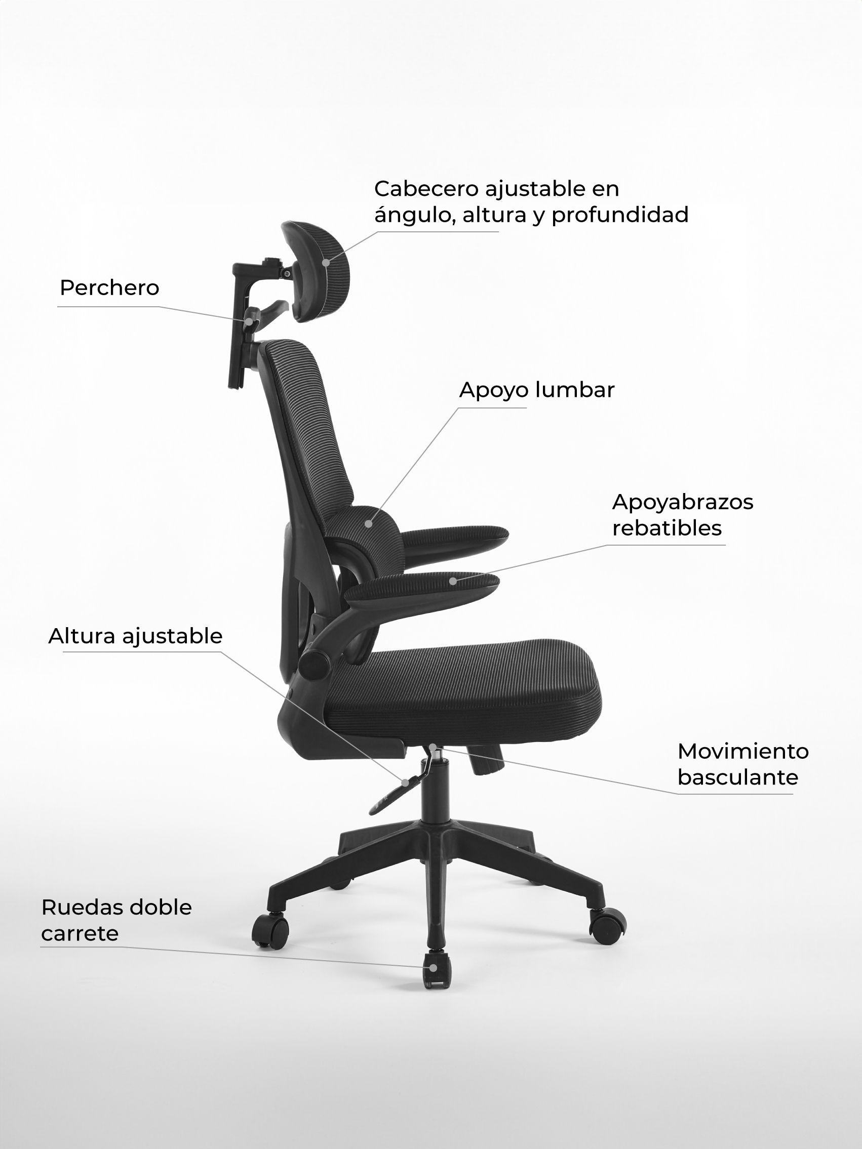 Silla de escritorio y Oficina Ergonómica Syra Ergonomus-5