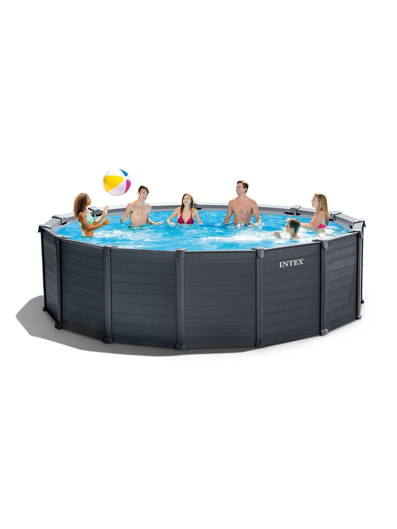 Piscina Estructural Intex Con Paneles 478 Cm-0