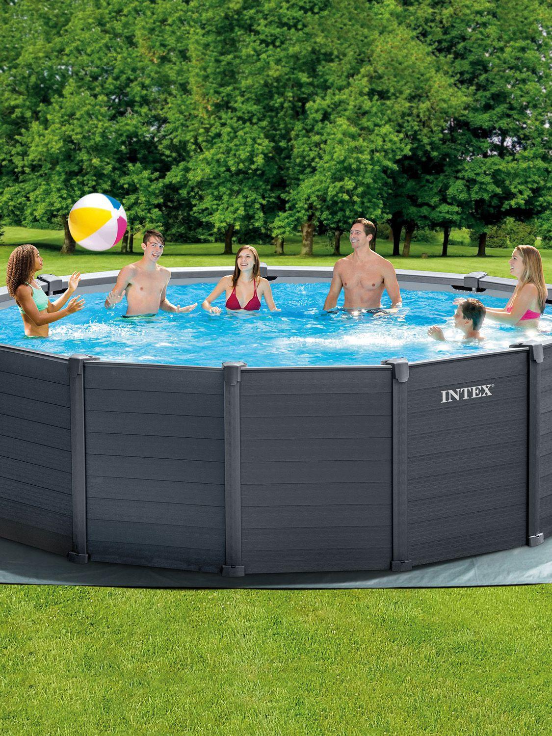 Piscina Estructural Intex Con Paneles 478 Cm-1