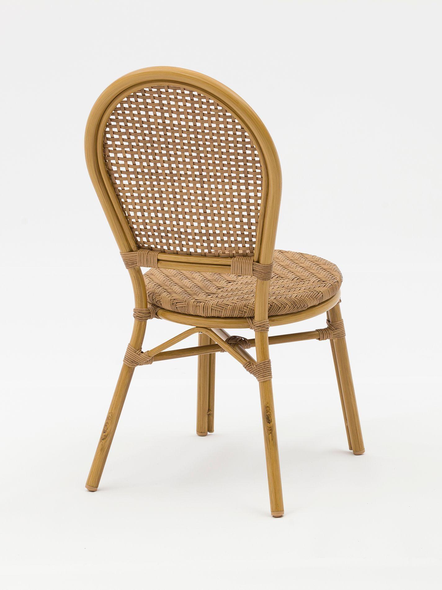 Set de 2 Silla Exterior Relan Kina Ratán Jardín y Terraza-7