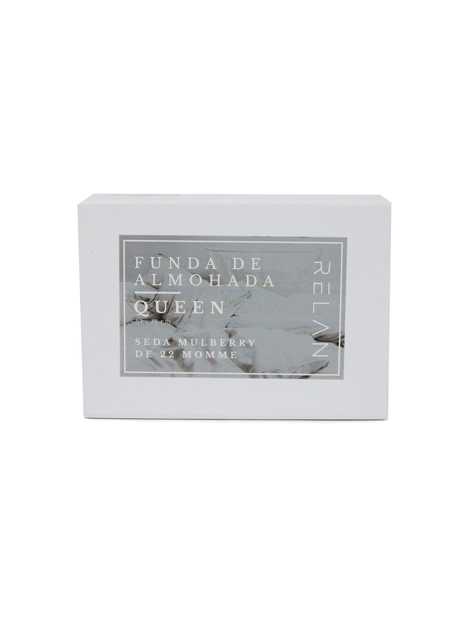 Funda Almohada de Seda Hipoalergénica Queen Relan-2
