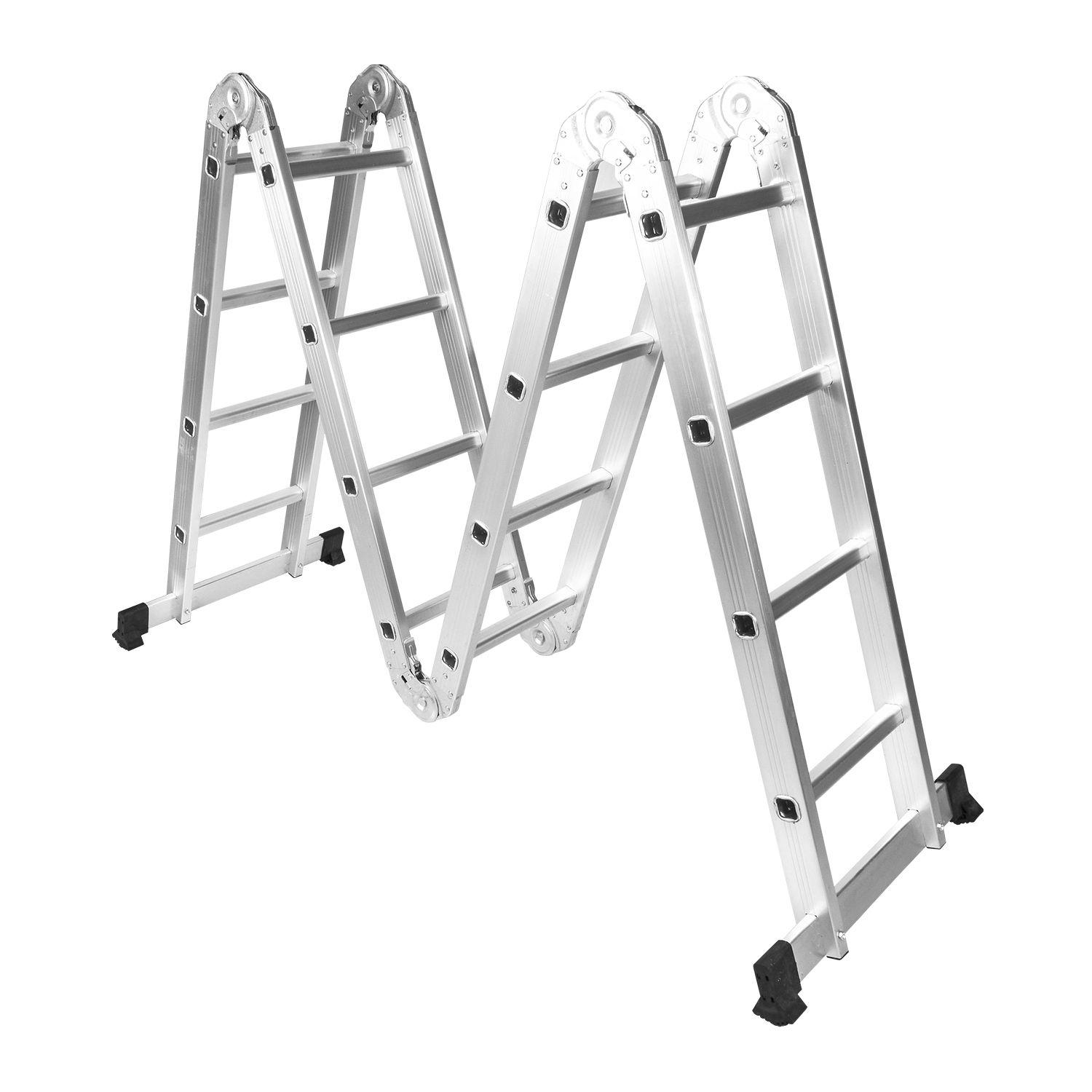 Escalera Plegable Relan Multipropósito 16 Peldaños-0