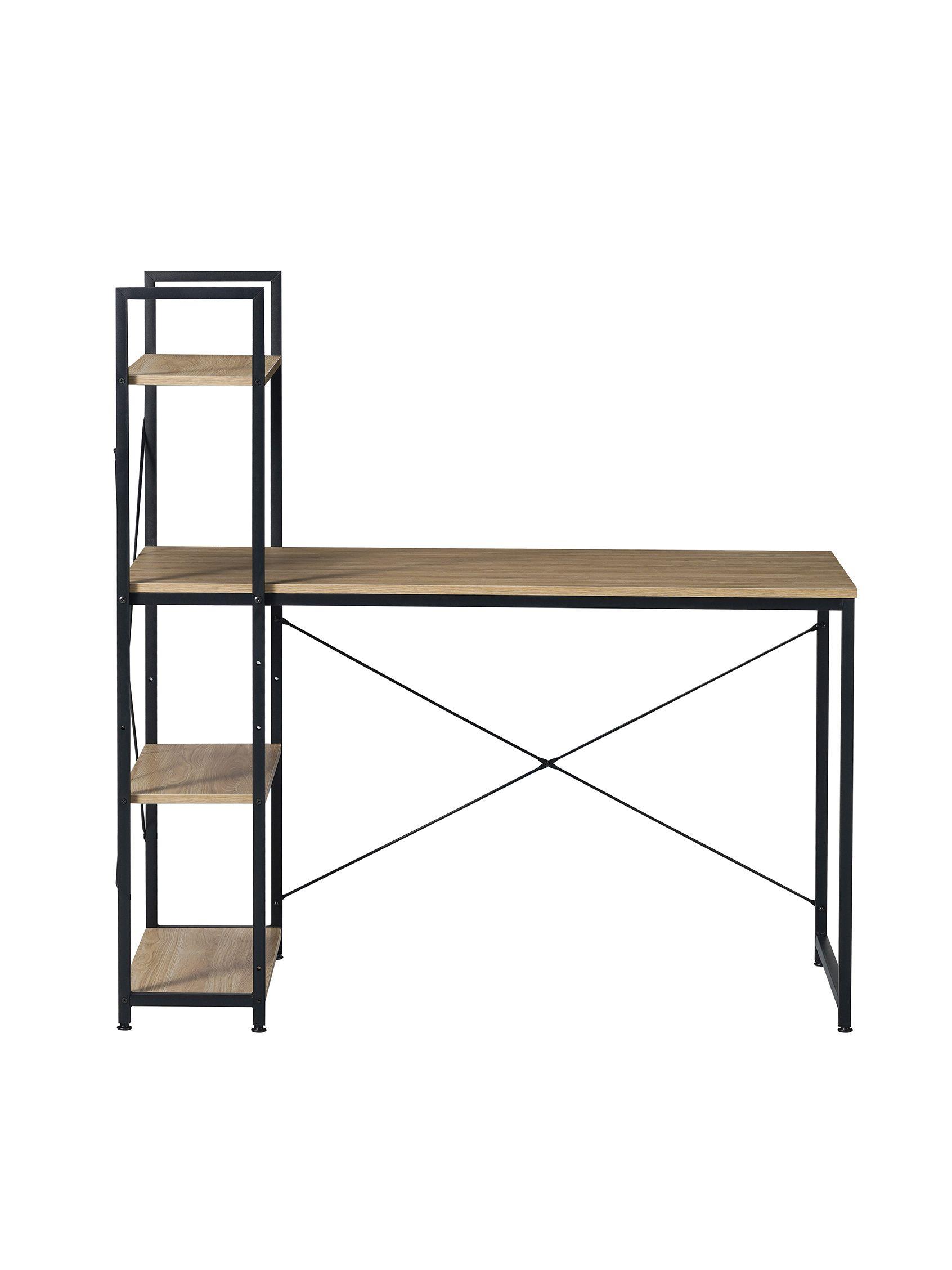 Escritorio Estilo Industrial Relan Estantería Lateral Desk 4-2