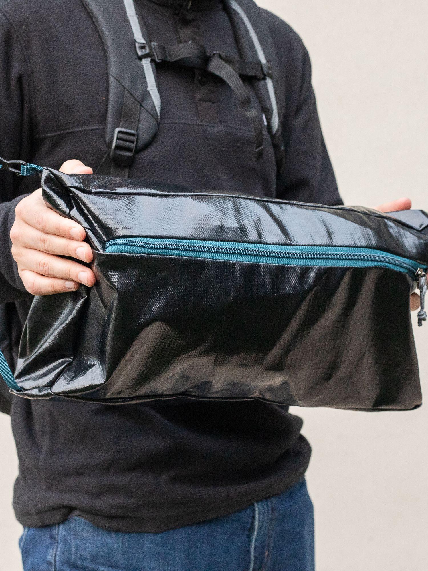 Bolso Mochila Impermeable Kano Outdoor 80L Plegable Negro-9