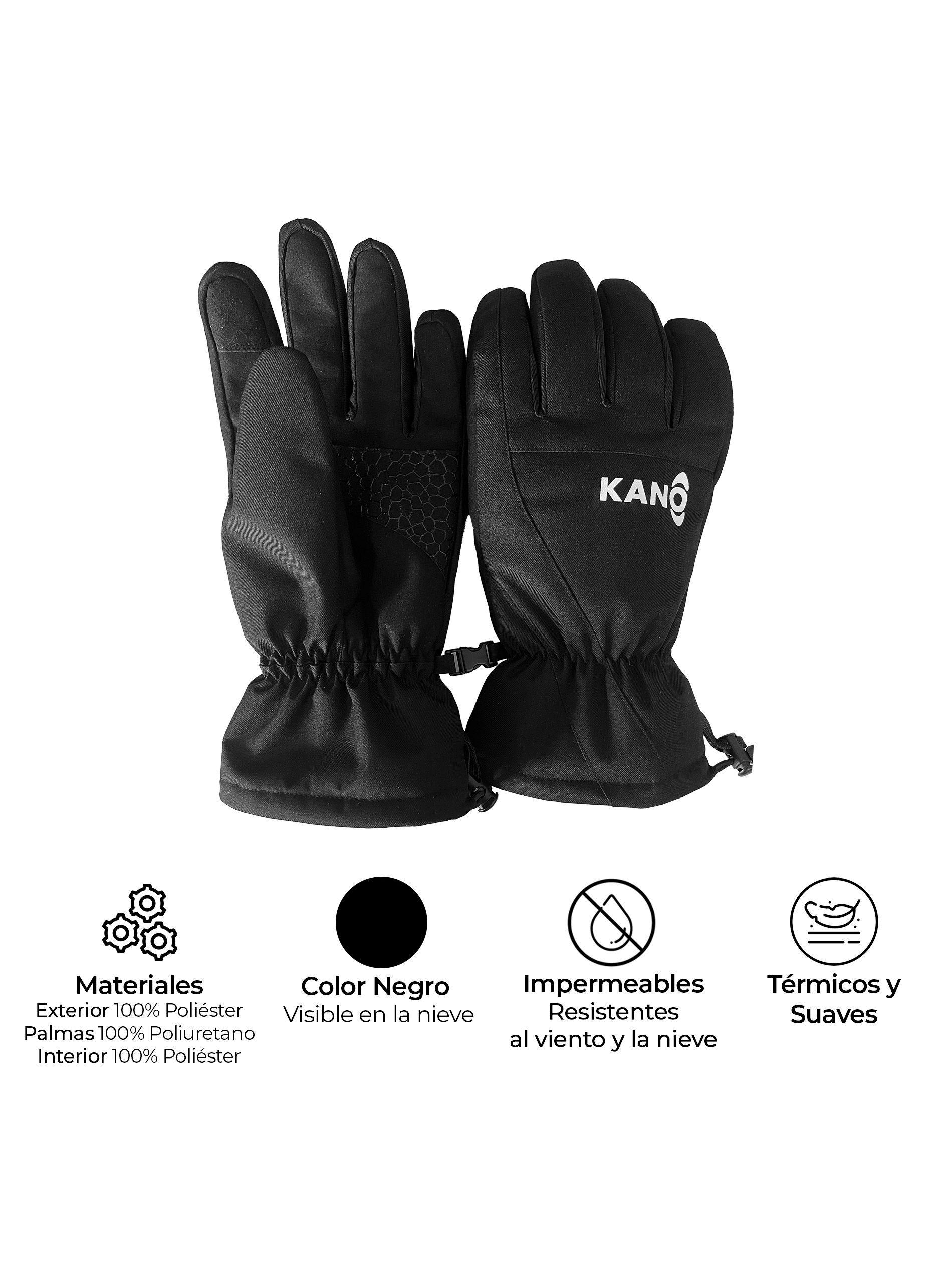 Guantes Térmicos de Nieve Kano Ski Snowboard Impermeables-1