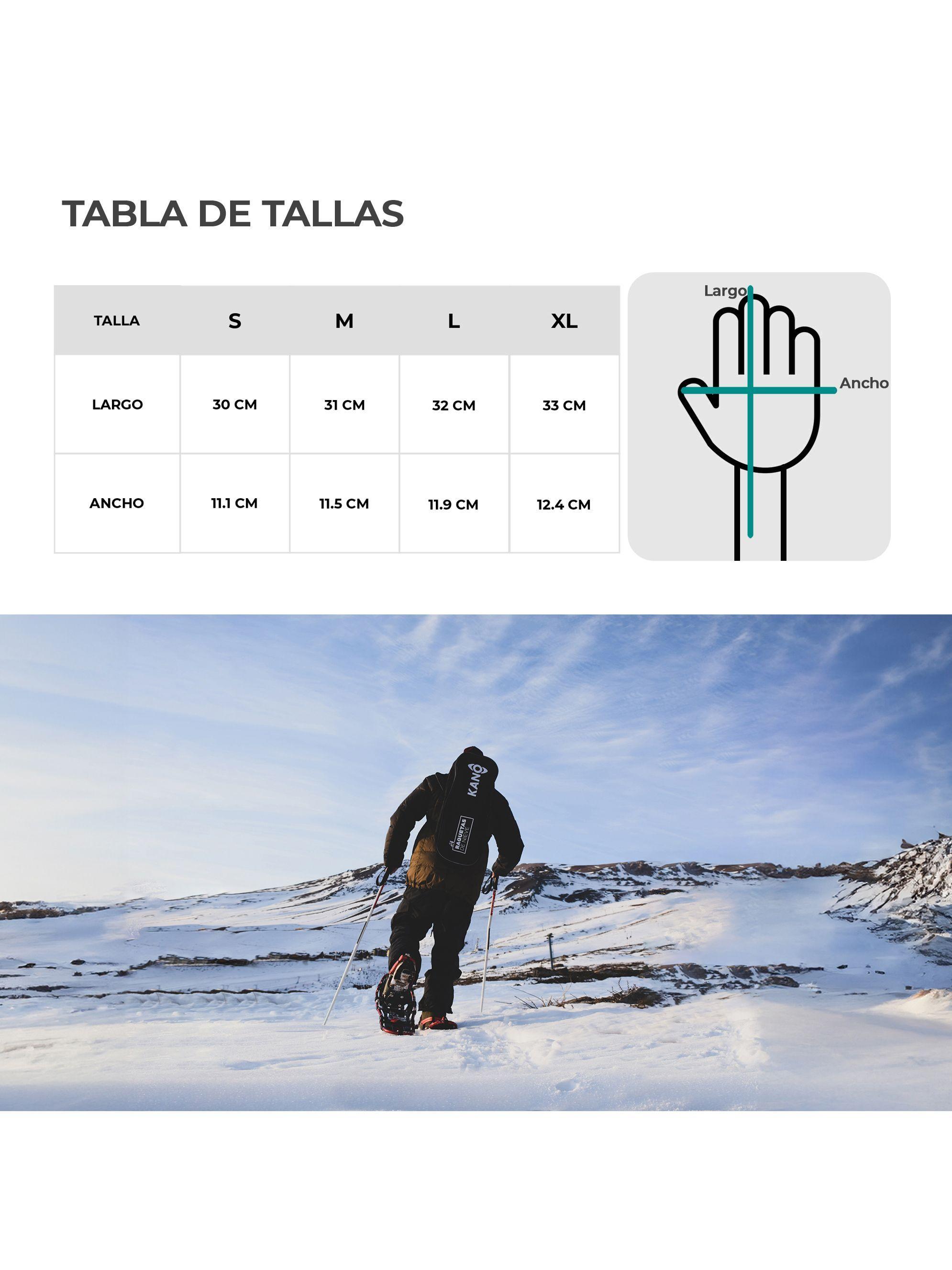 Guantes Térmicos de Nieve Kano Ski Snowboard Impermeables-3