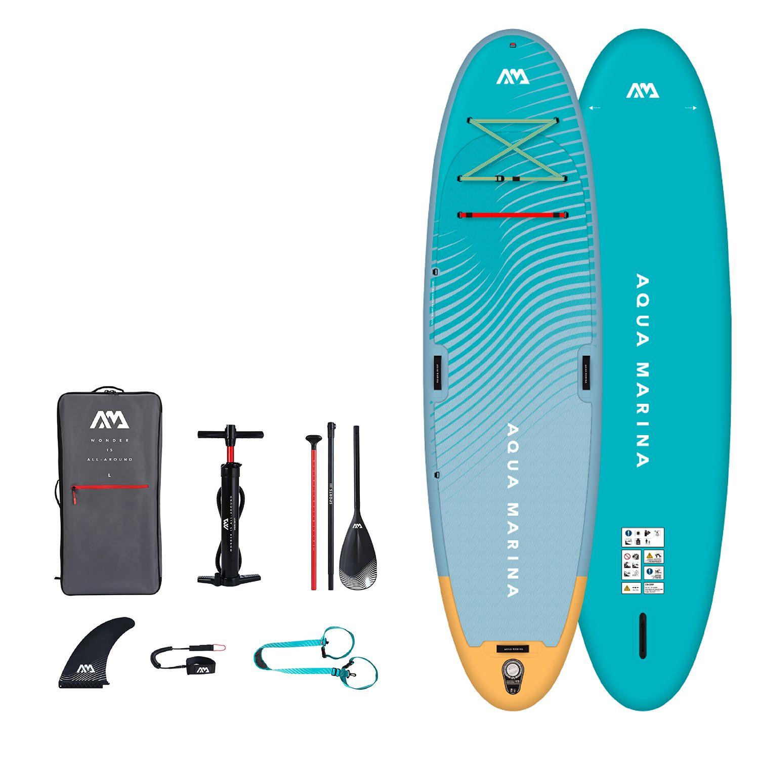 Stand Up Paddle SUP Para Yoga Dhyana Fitness Aqua Marina-0