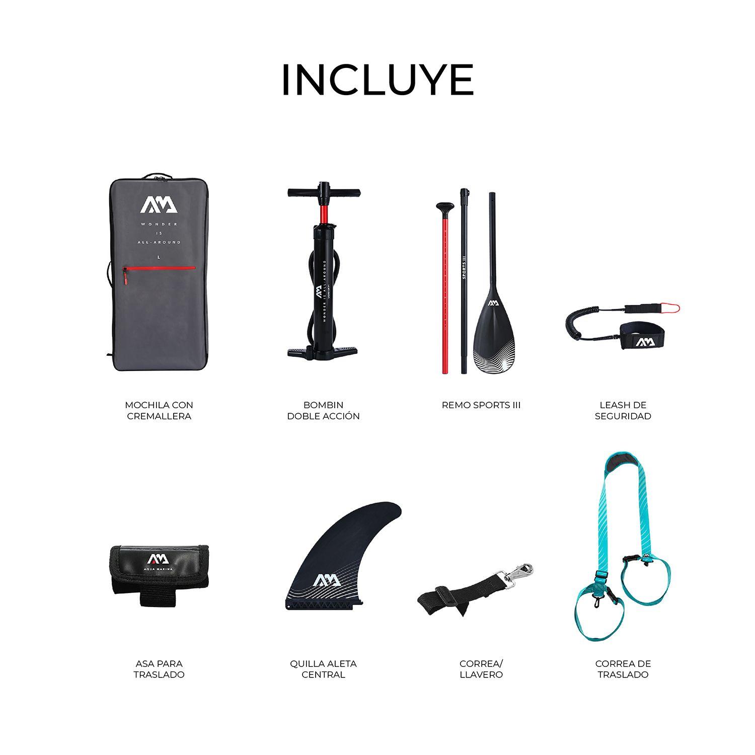 Stand Up Paddle SUP Para Yoga Dhyana Fitness Aqua Marina-3