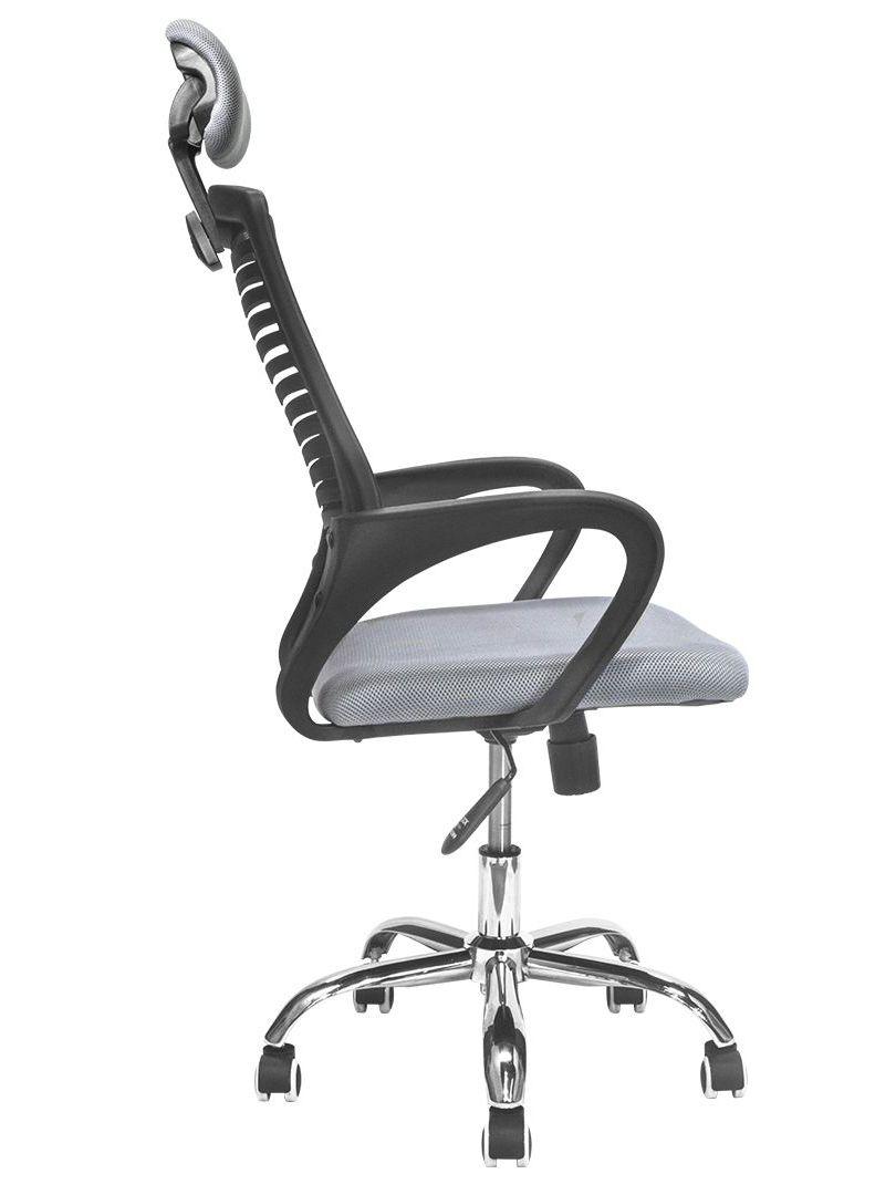 Silla de Escritorio Ejecutiva Top Living Con Cabecero Gris-2