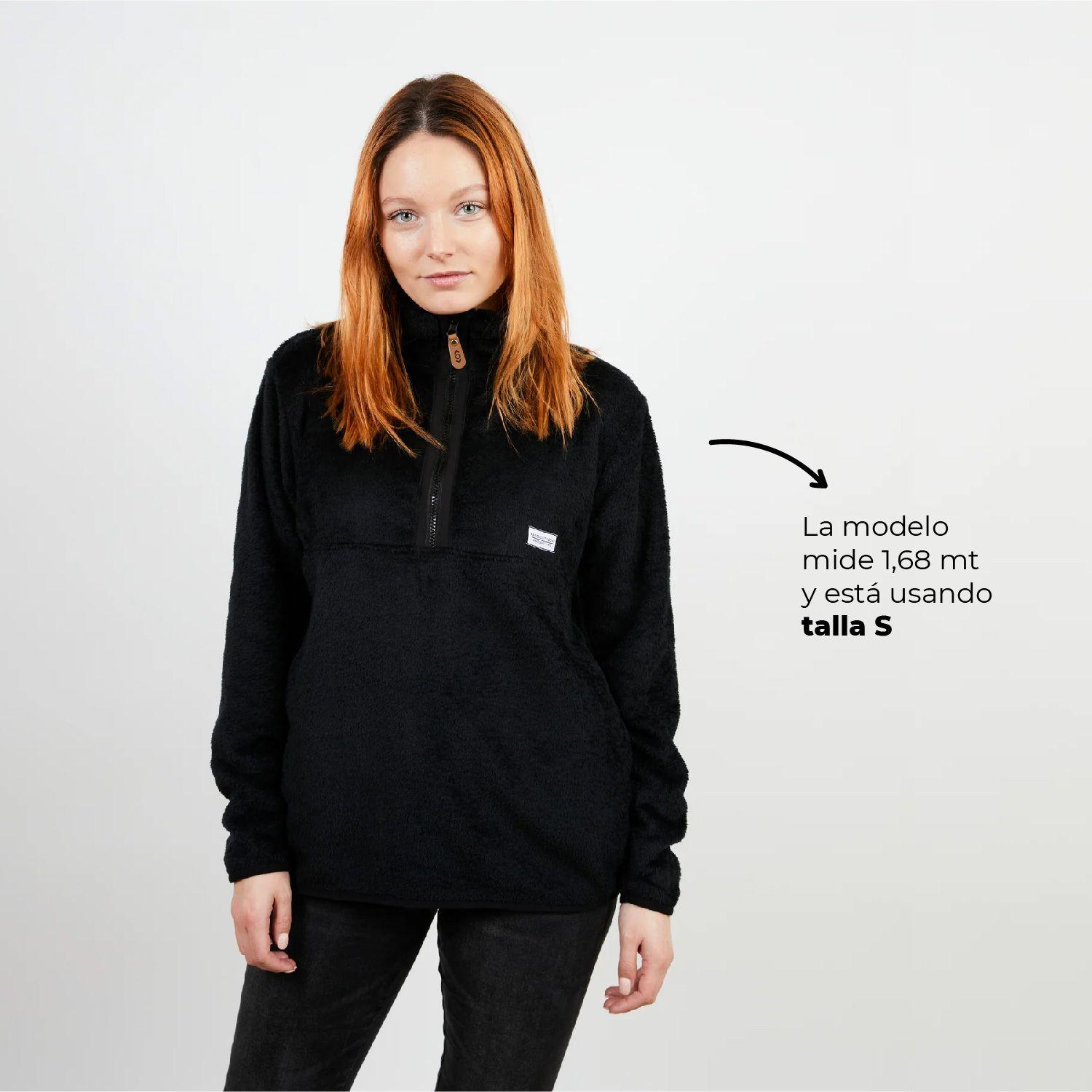 Polar Negro / Ropa Kano Mujer / Polar Peludo-0