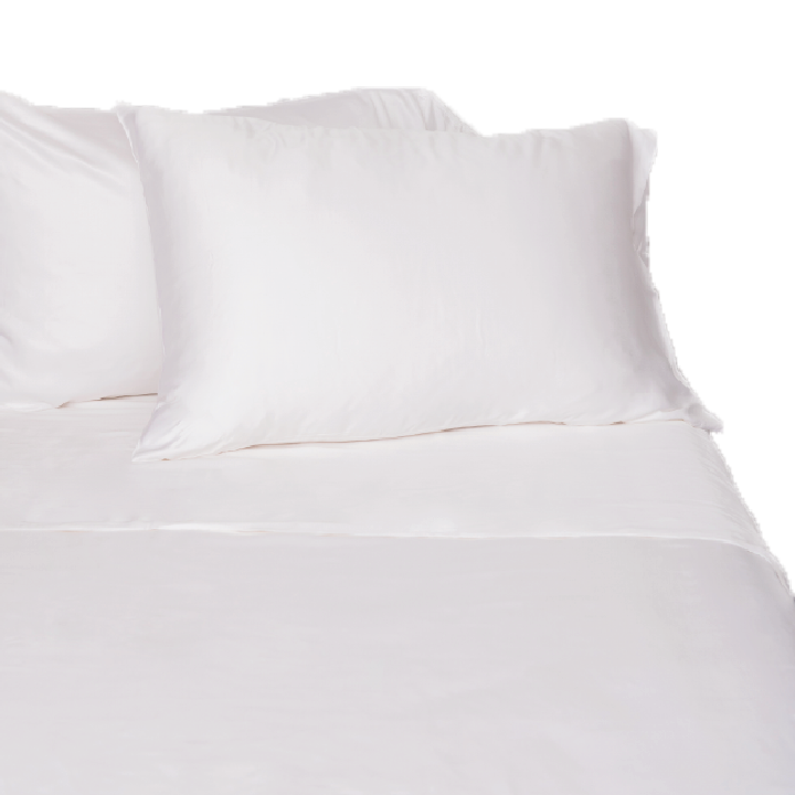 Juego de Sábanas 1000 Hilos de Algodón Blanco 1,5 Plazas Relan-2