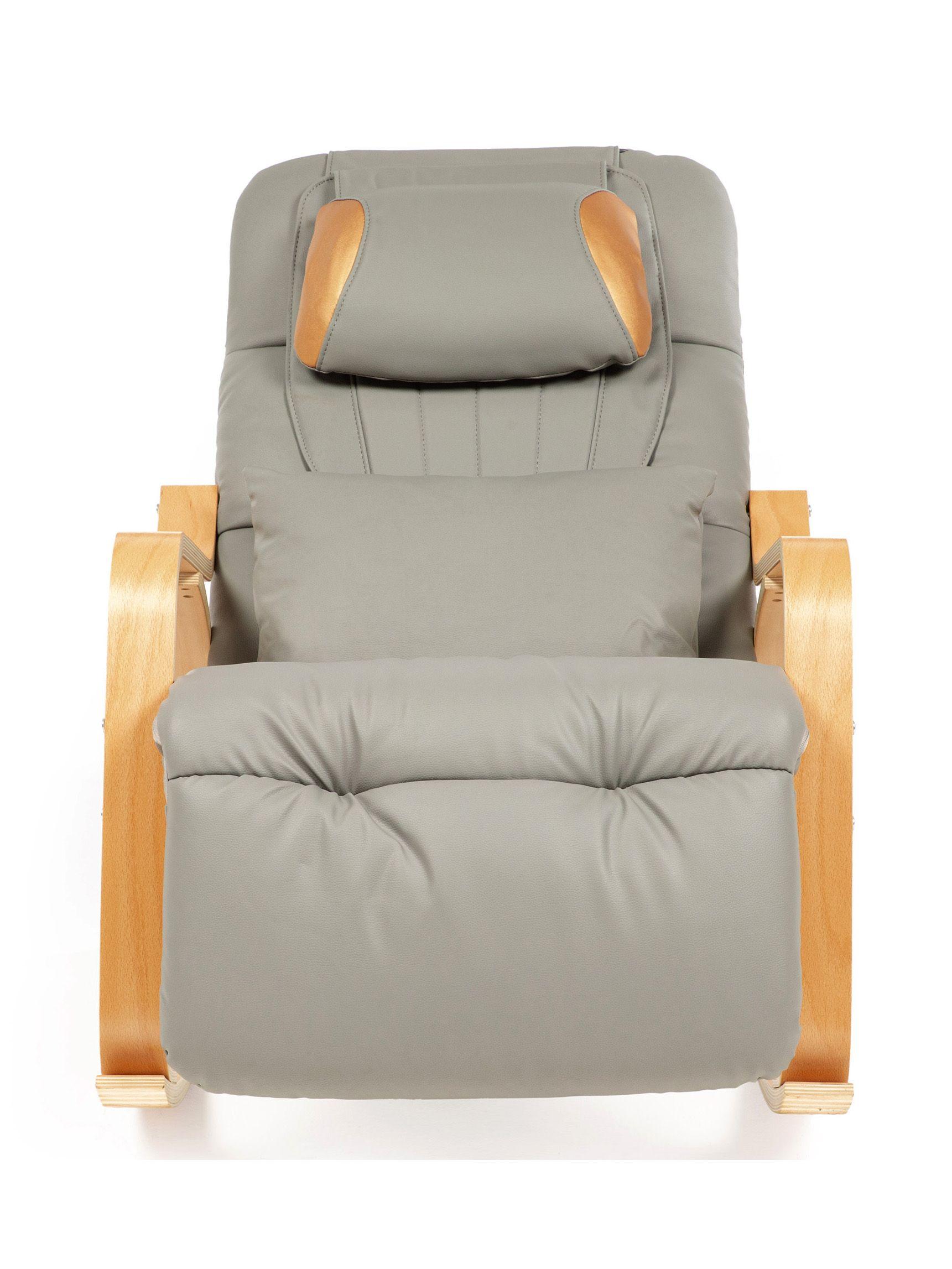 Silla Masajeadora Relan Grey Mecedora Con Vibración y Calor-7