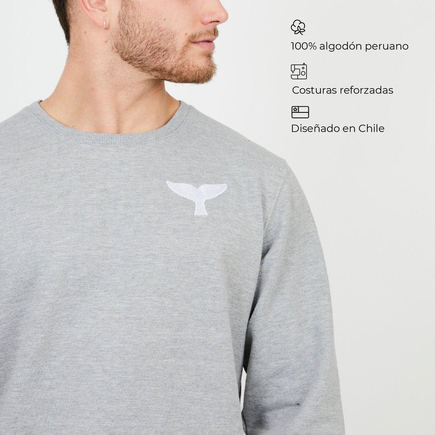 Polerón Aleta / Ropa Kano / Poleron Gris-1