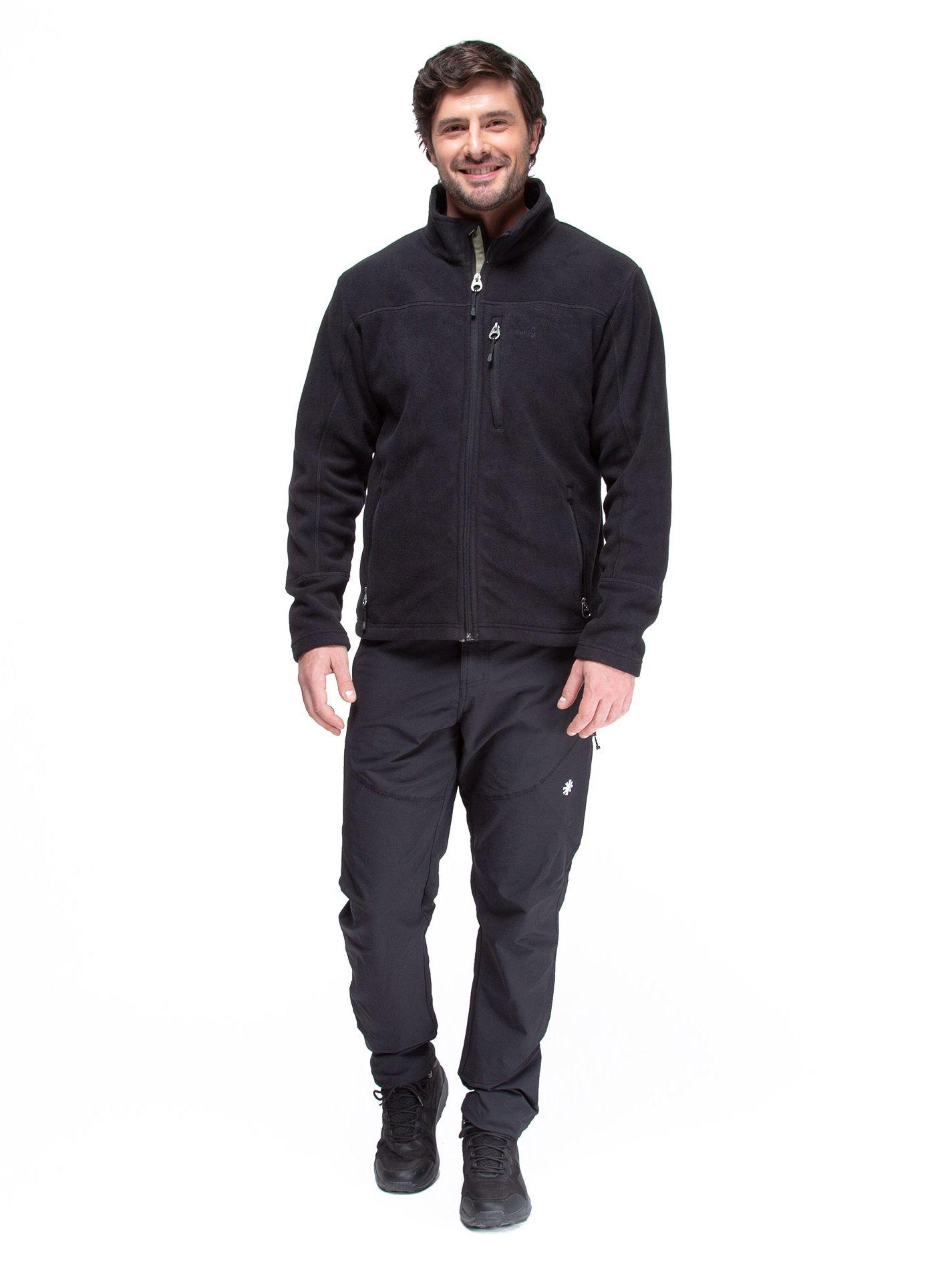 Poleron Polar Hombre Kano Canelo Negro Chaqueta de Polar-2