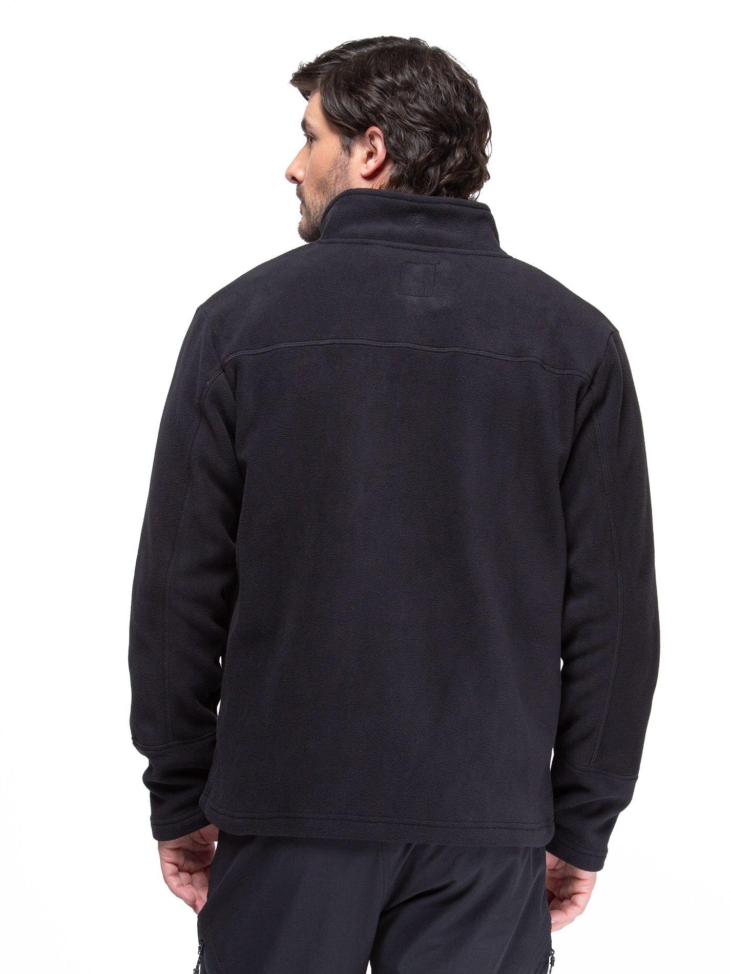 Poleron Polar Hombre Kano Canelo Negro Chaqueta de Polar-6