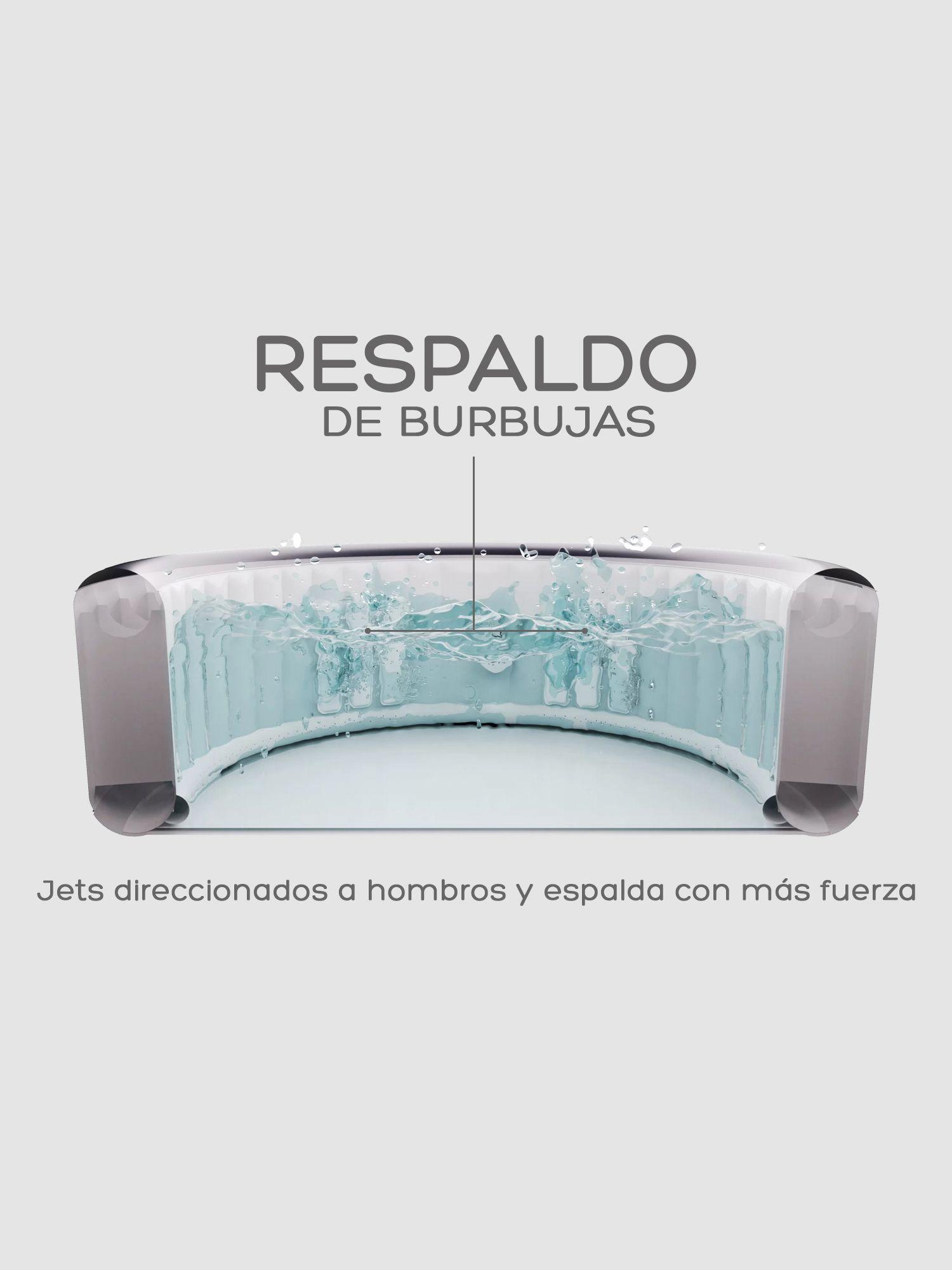 Hot Tub Inflable MSpa Meteor Comfort con Luces 6 Personas-3