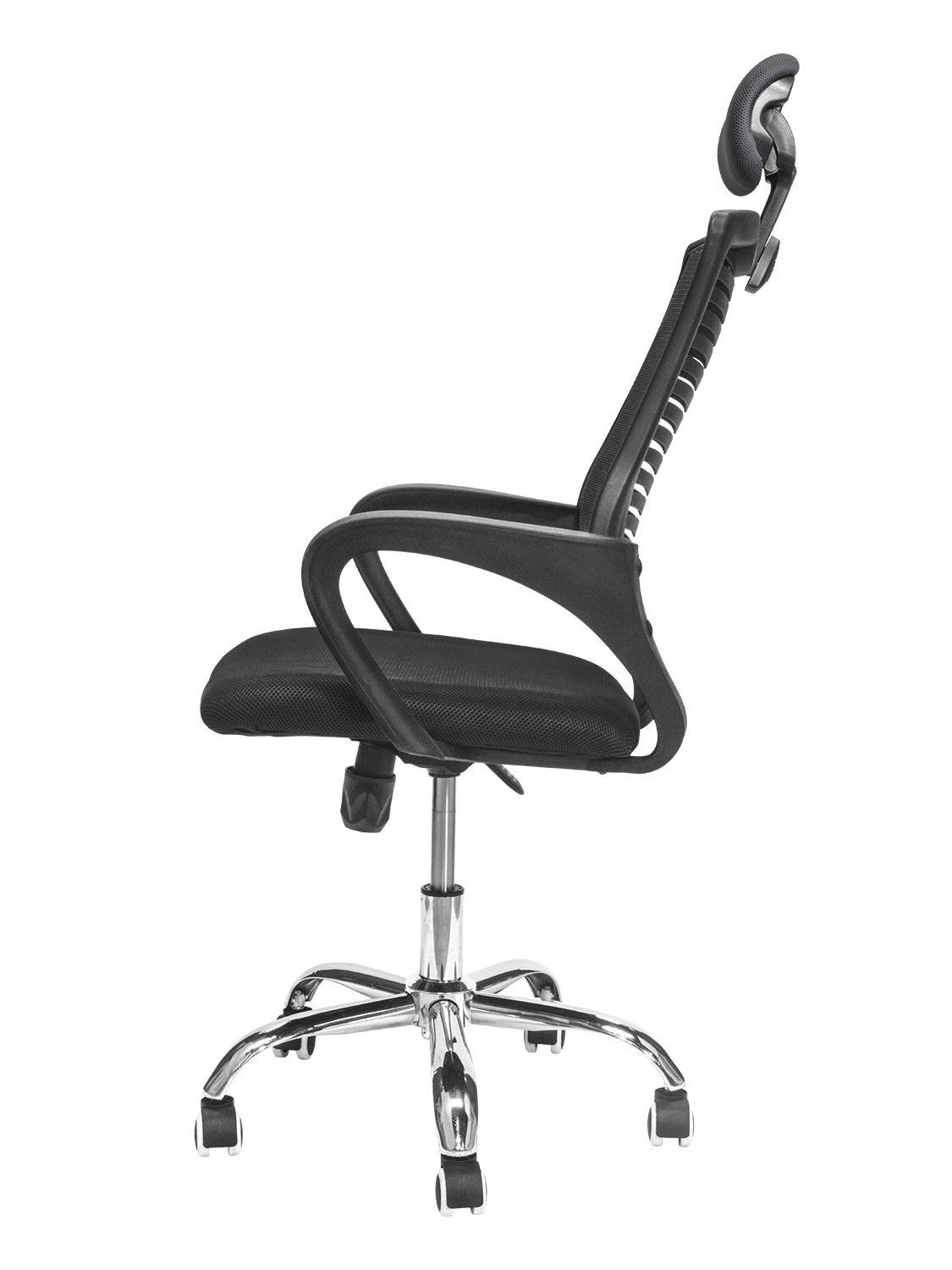 Silla de Escritorio Ejecutiva Top Living Con Cabecero Negro-5