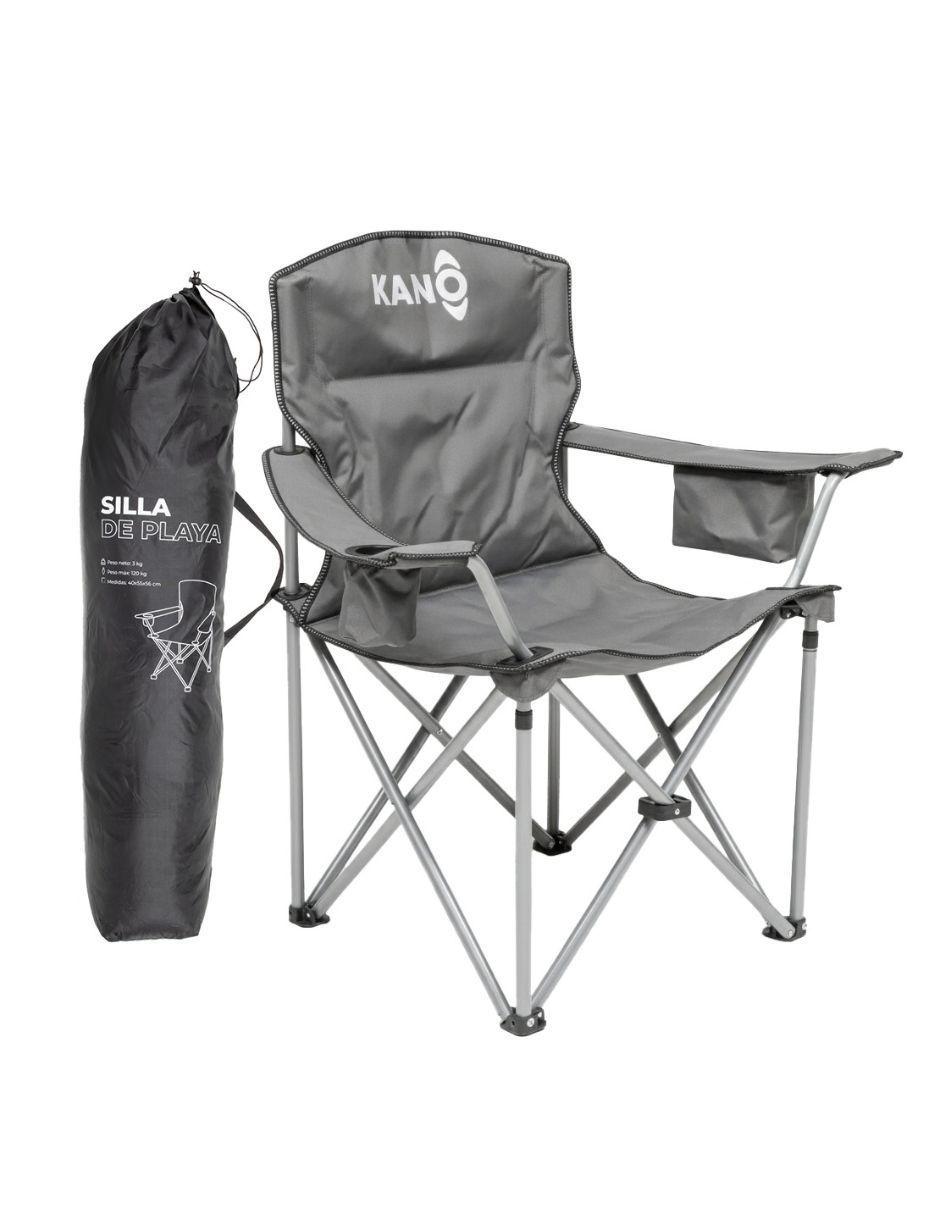 Silla Plegable Para Camping Kano Cucao Reforzada Acolchada-0